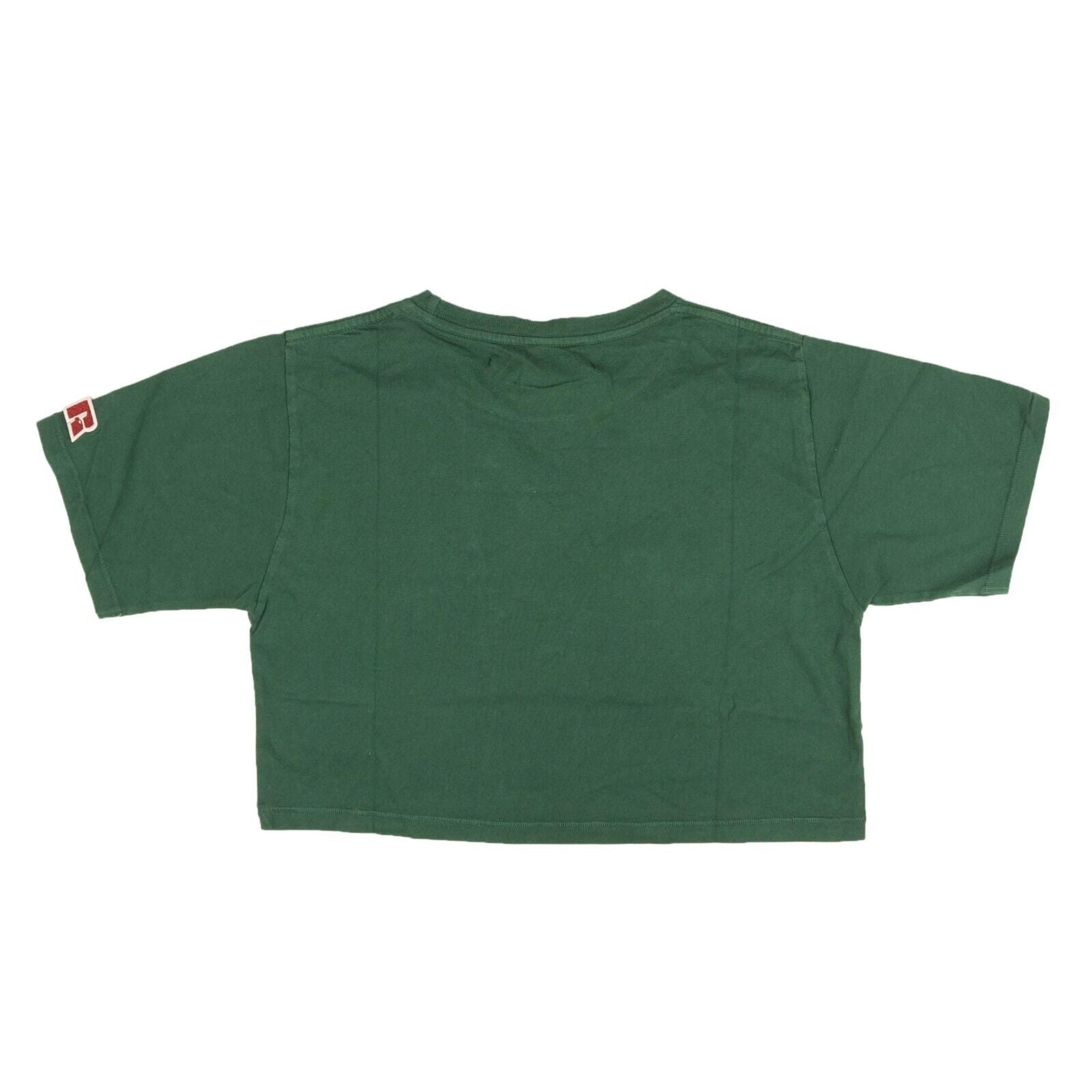 Alternate View 2 of Visitor On Earth Cropped Logo T-Shirt - Green