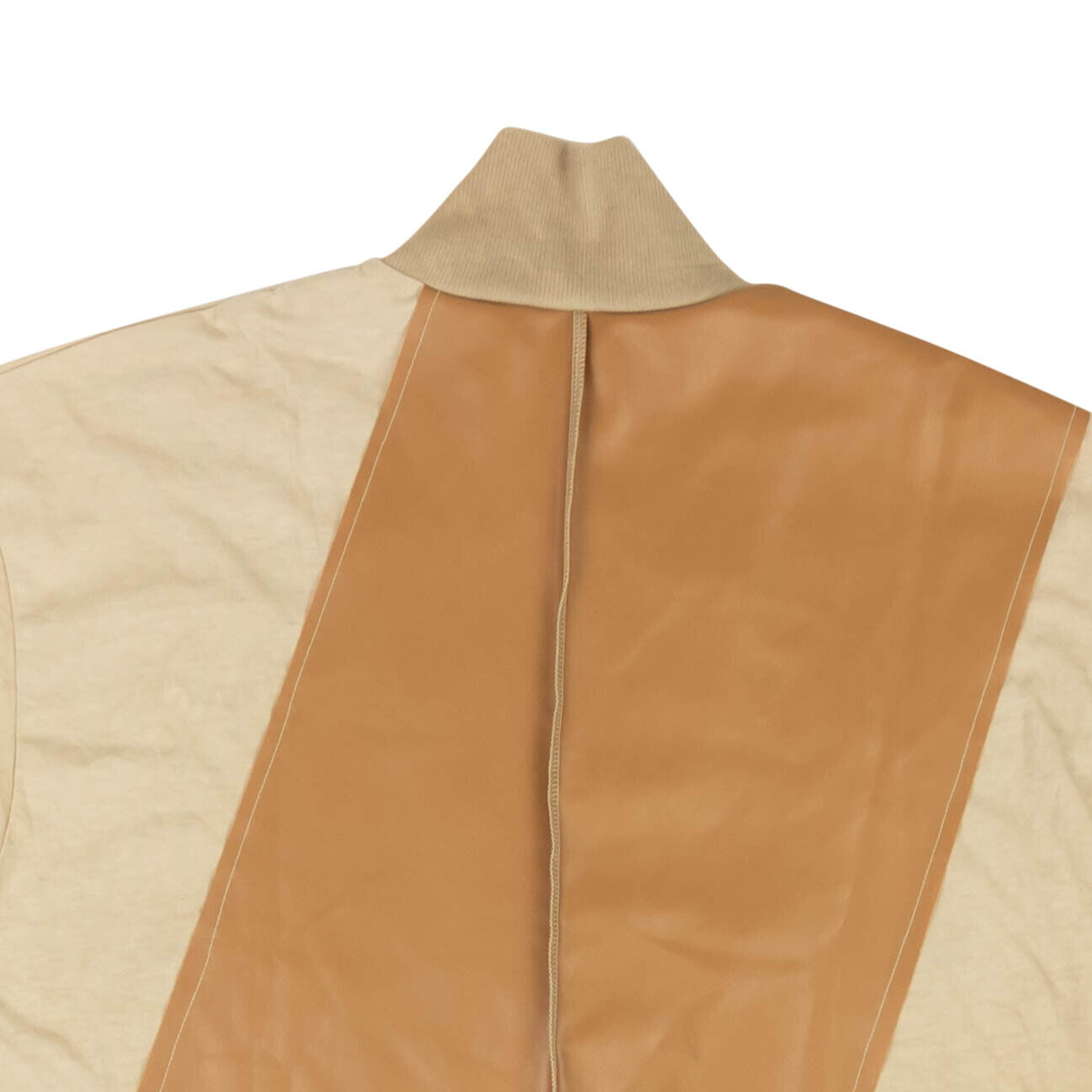 Alternate View 3 of A Plan Application Men's Brown Rubber Half Zip Shirt - Beige/Pur