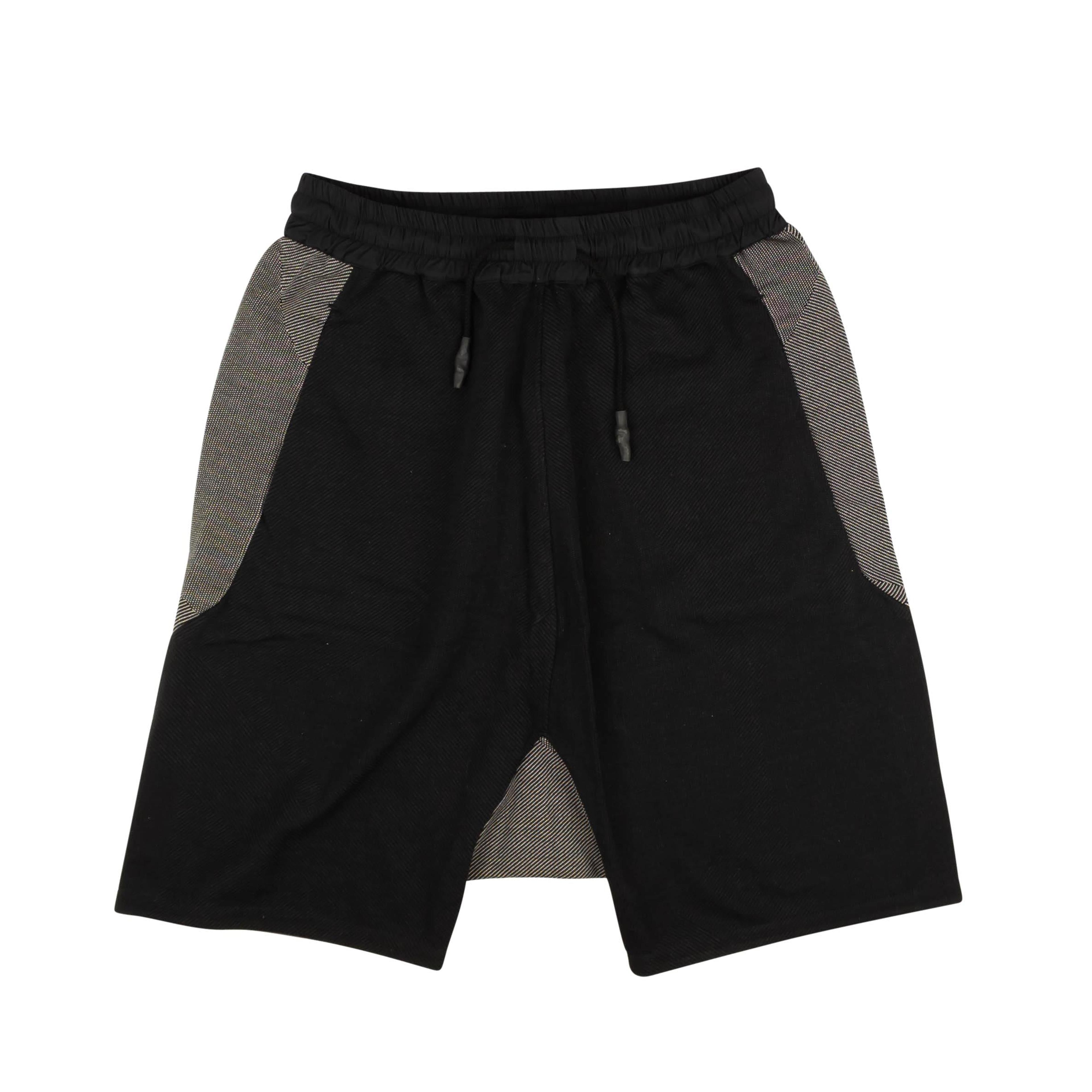 Black Woven B1 Shorts