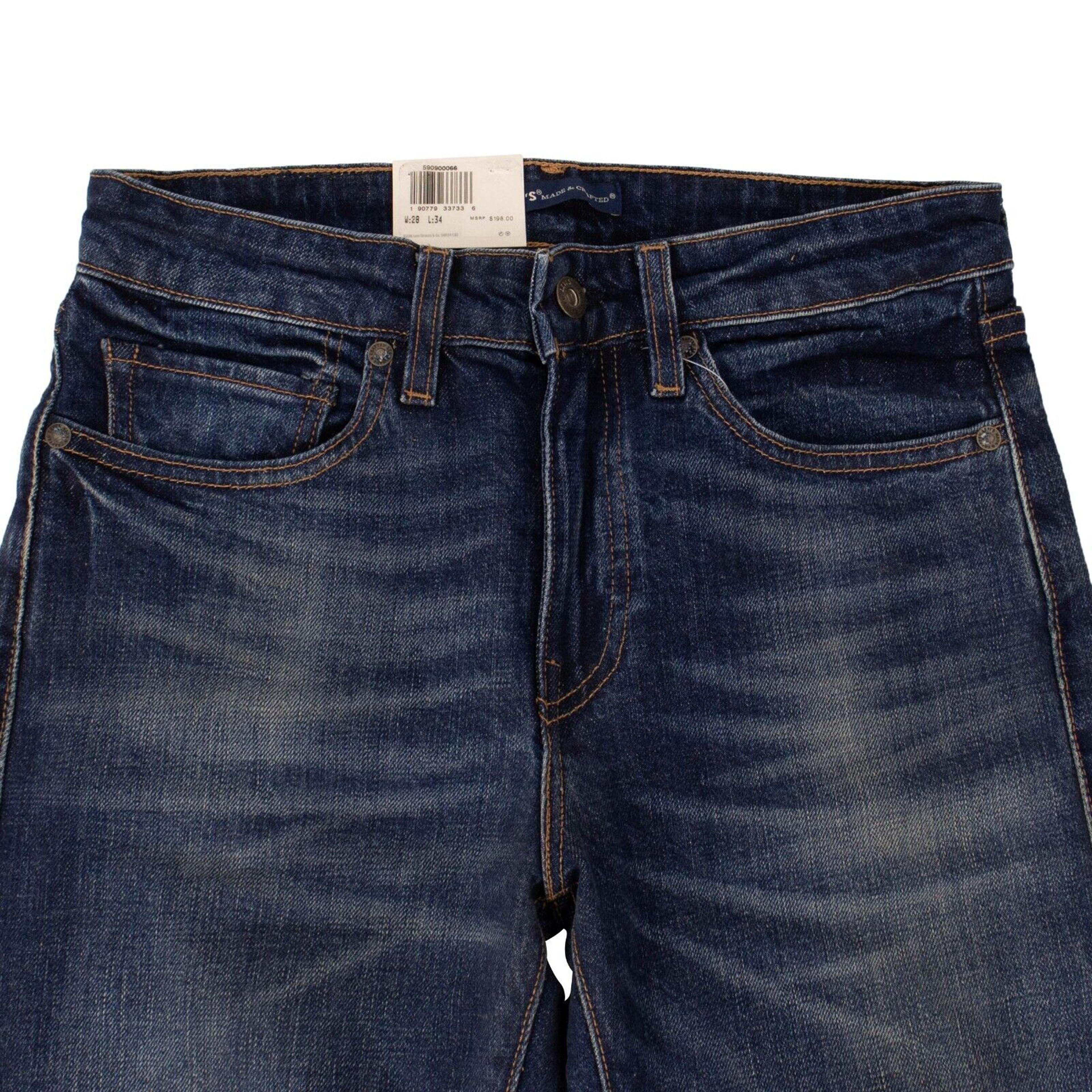 Alternate View 2 of Levi'S Made & Crafted Chiba Needle Narrow Denim Jeans - Dark Was