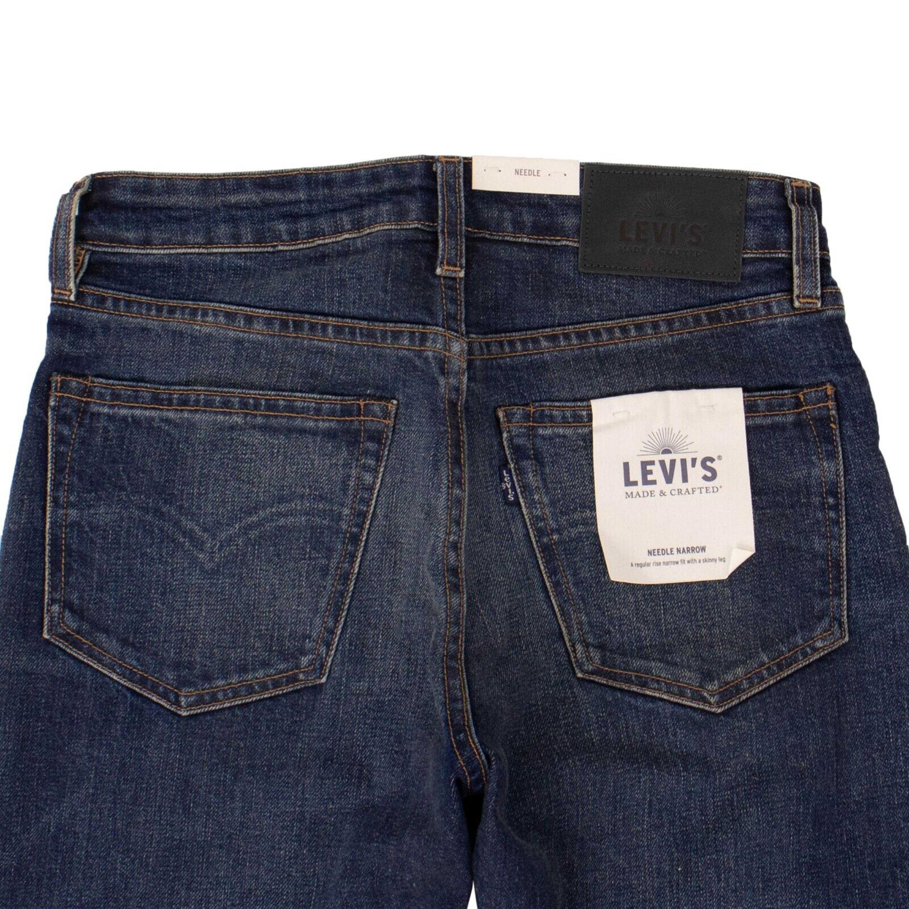 Alternate View 3 of Levi'S Made & Crafted Chiba Needle Narrow Denim Jeans - Dark Was