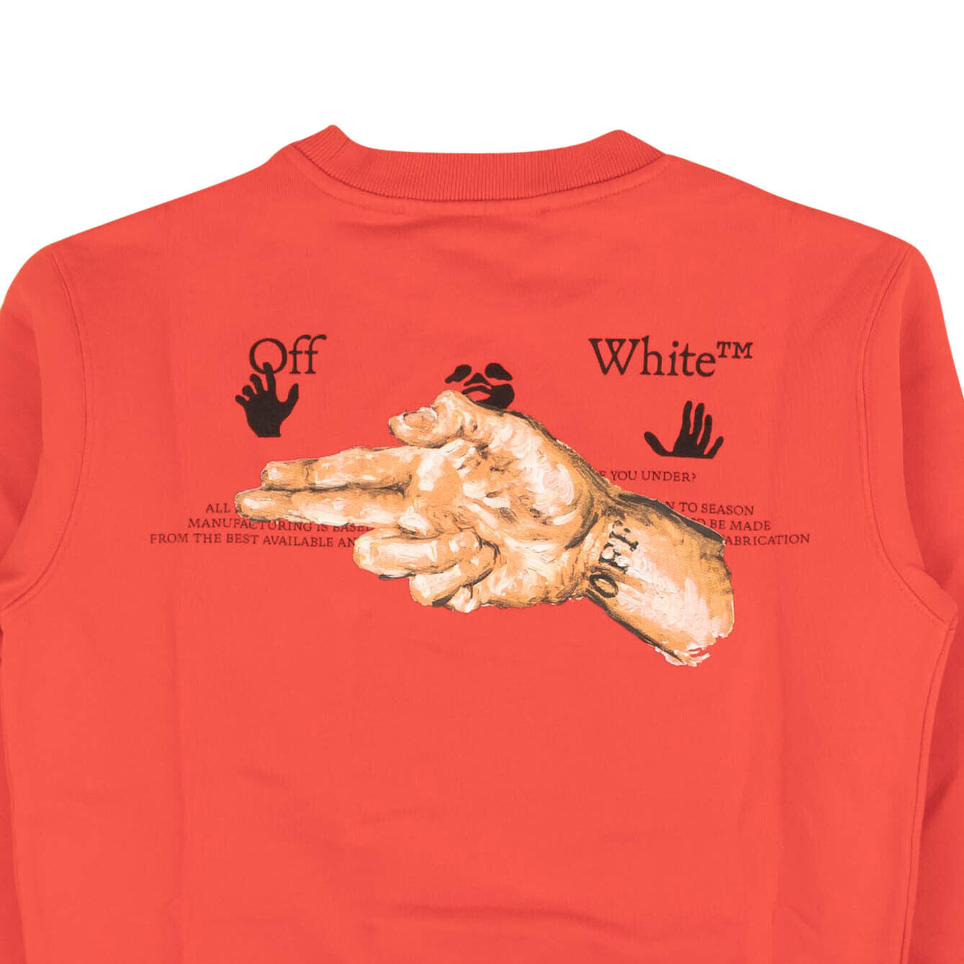 Alternate View 3 of Fiery Red And Nude Pascal Crewneck