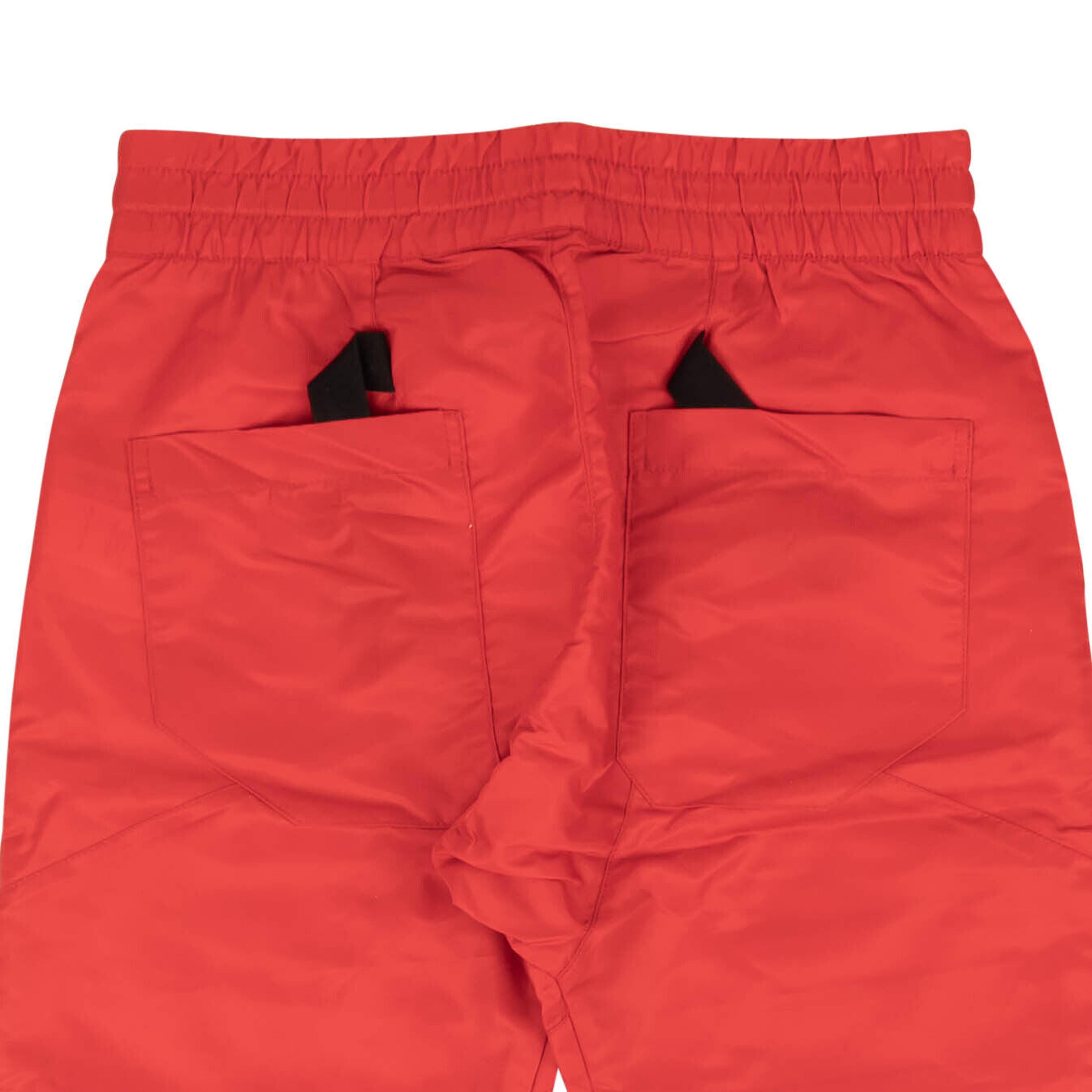 Alternate View 3 of Red Satin Zipper Pants