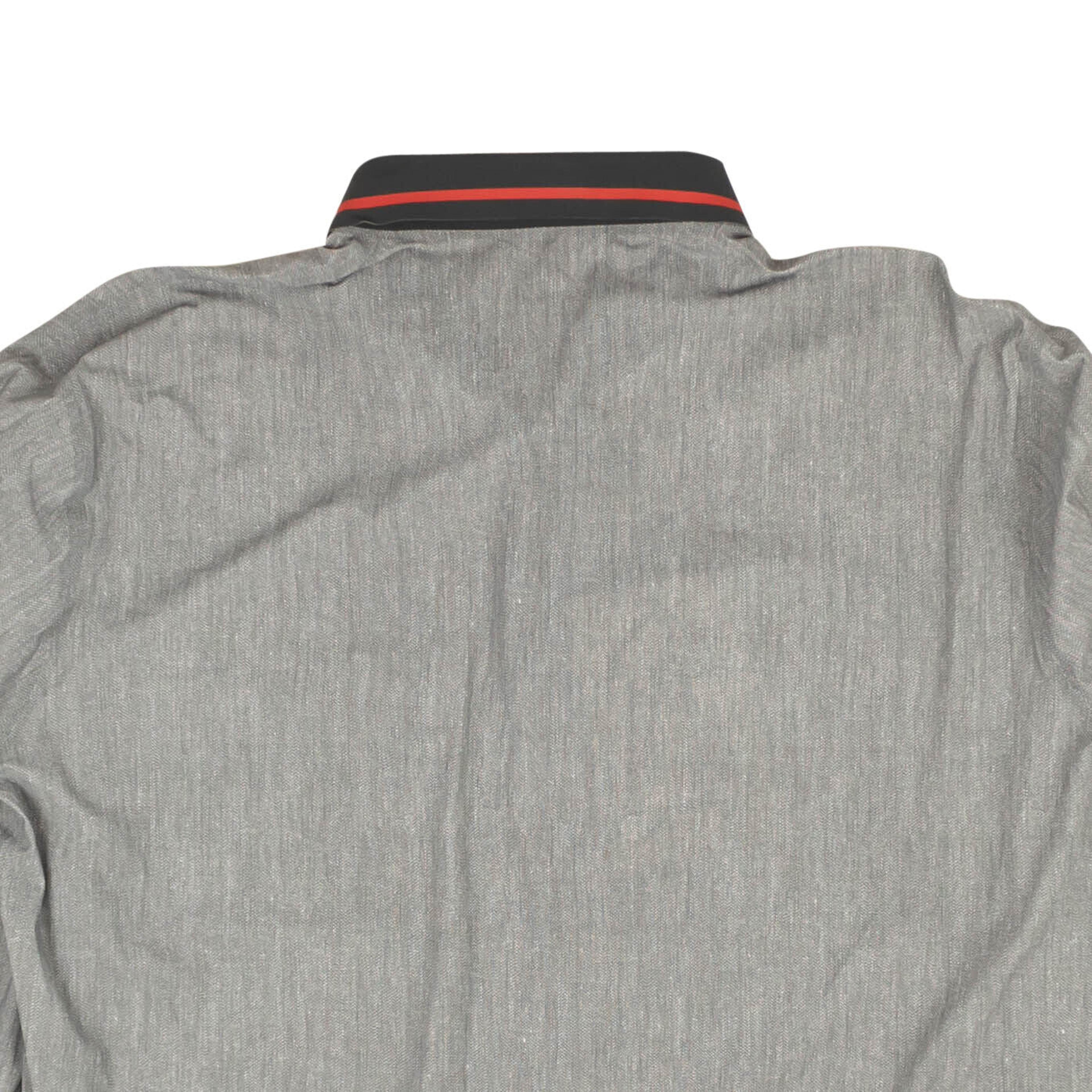 Alternate View 3 of Grey Imitation Taped Polo Shirt