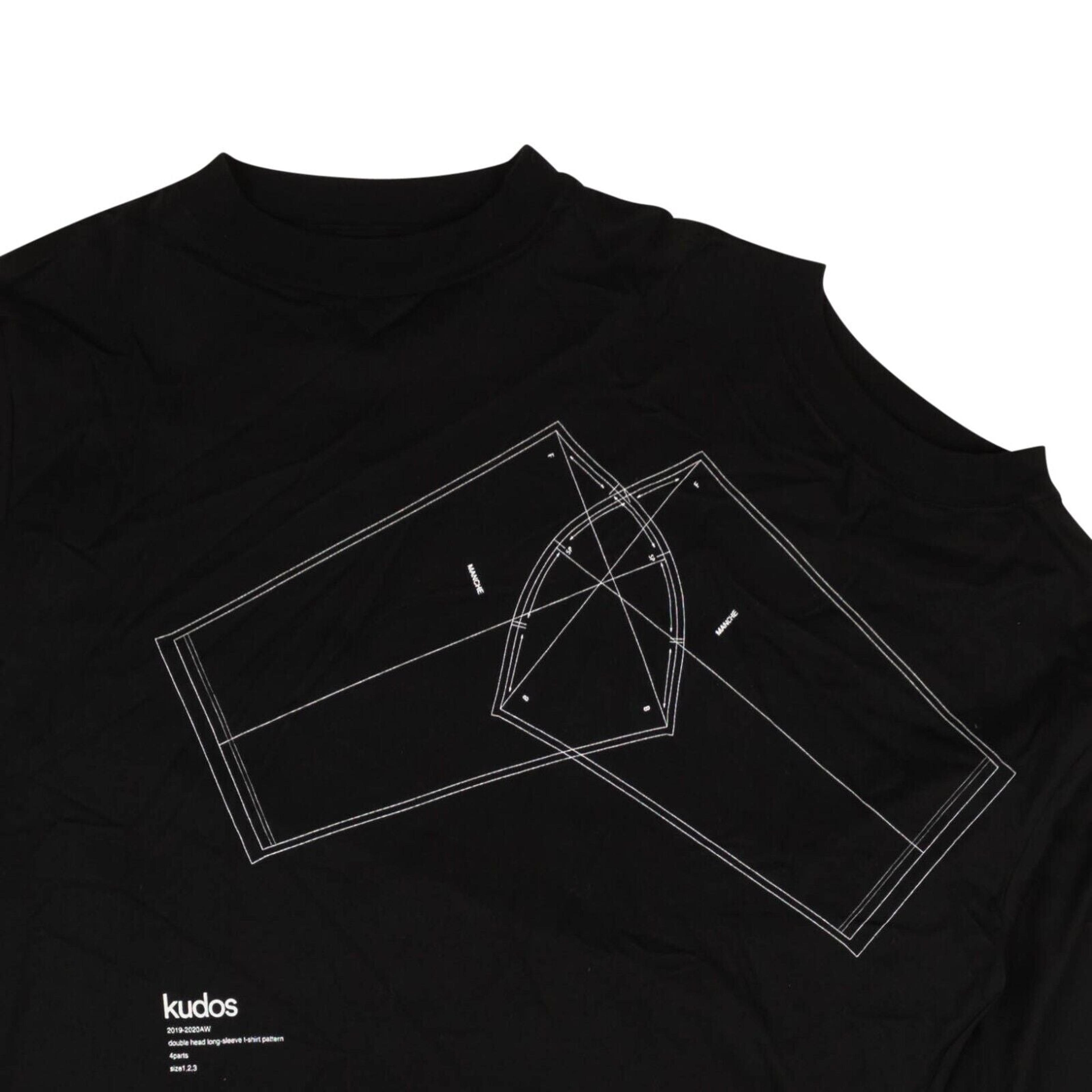 Alternate View 1 of Black Long Sleeve Window We Are Here! T-Shirt