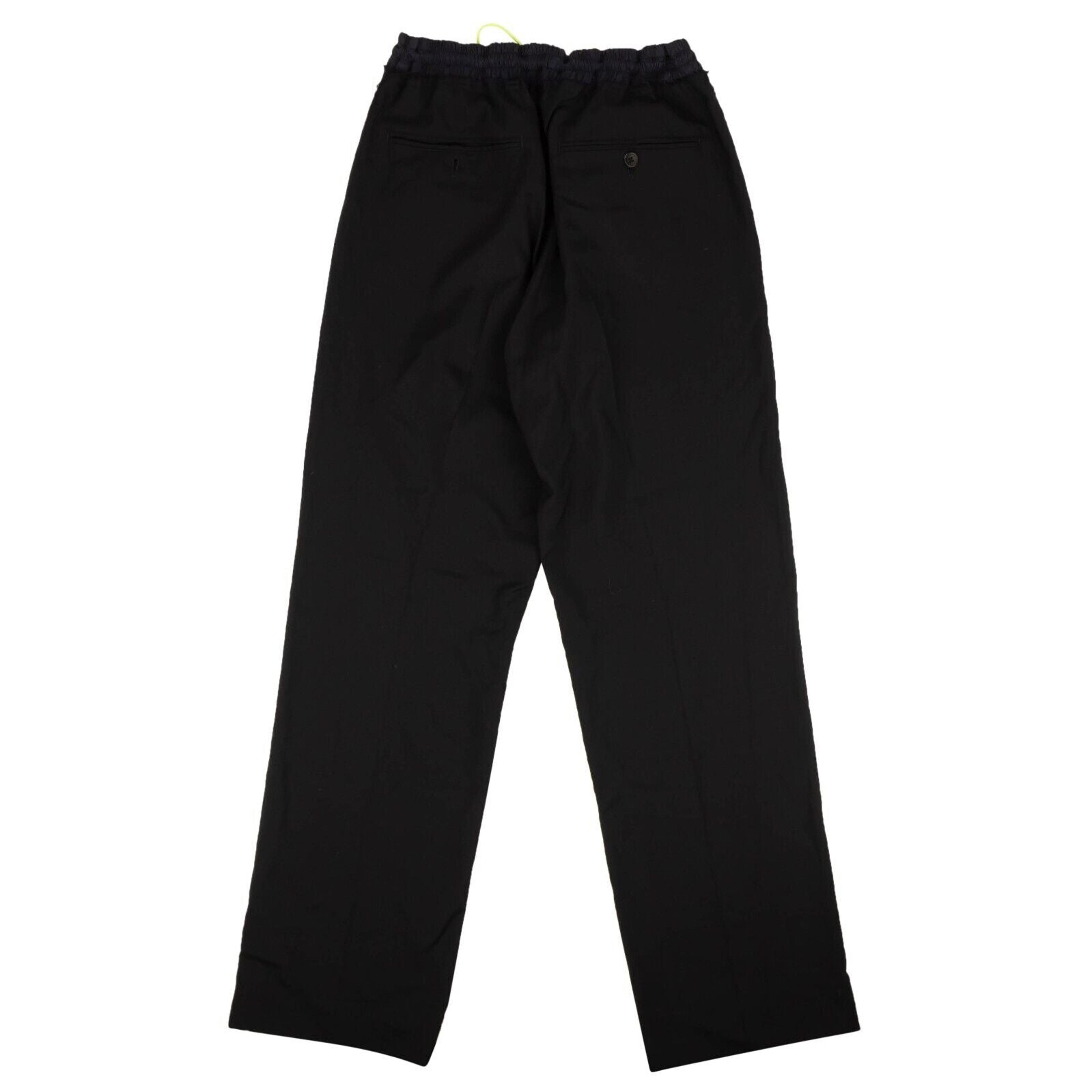 Alternate View 2 of Name Layered Waist Easy Wool Trousers - Black/Blue