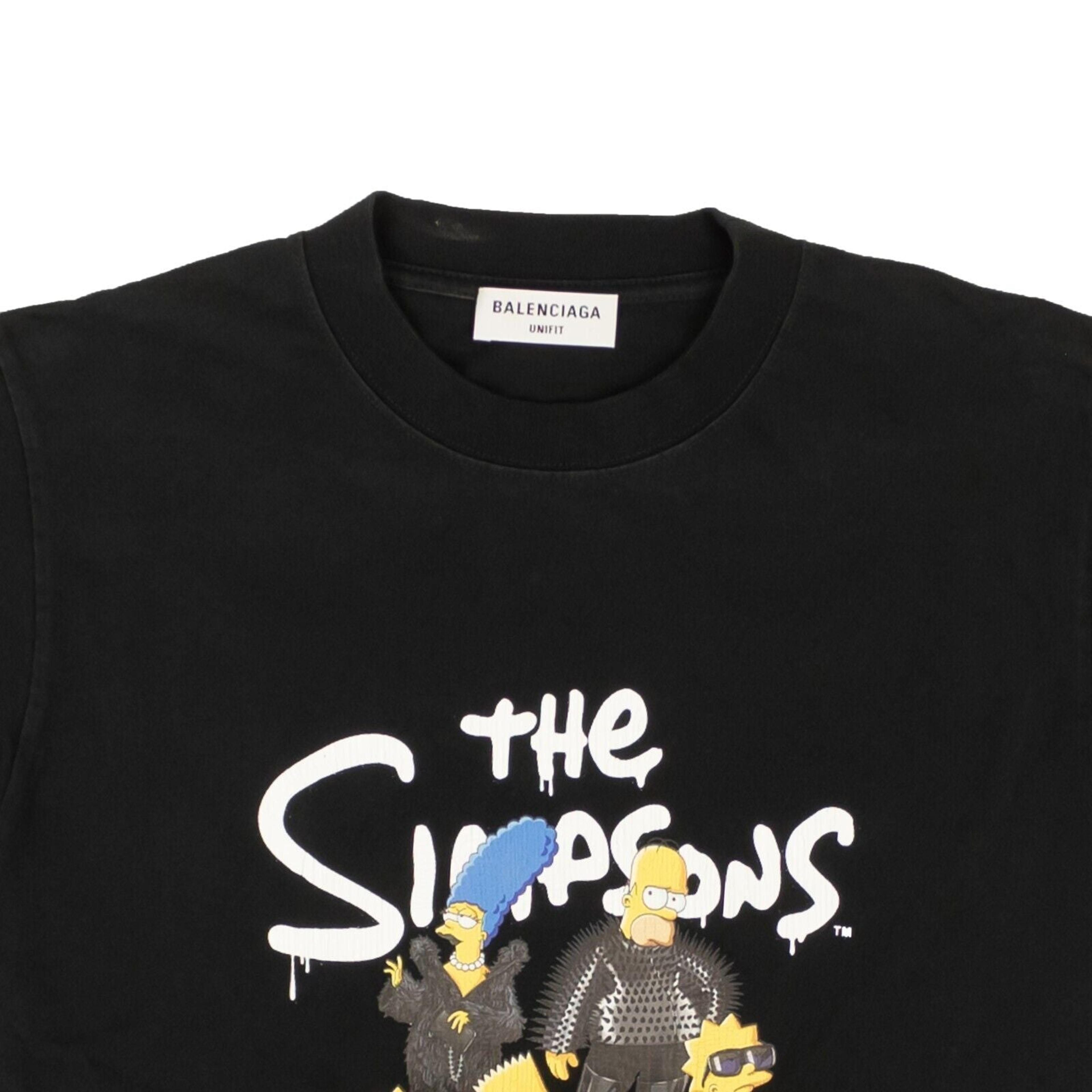 Alternate View 1 of Men's Black Simpsons Vintage Short Sleeve T-Shirt