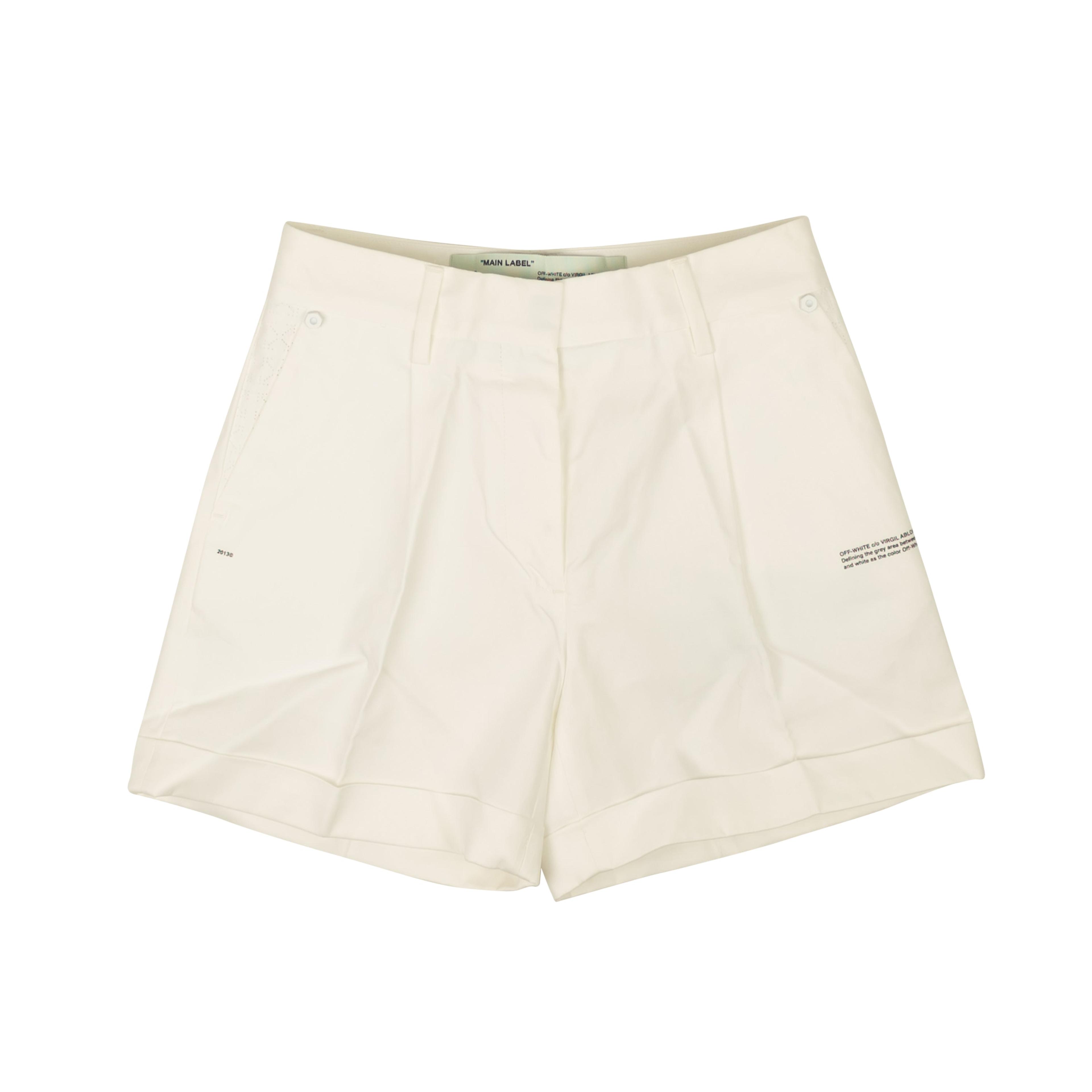 Off-White C/O Virgil Abloh Formal Shorts - White