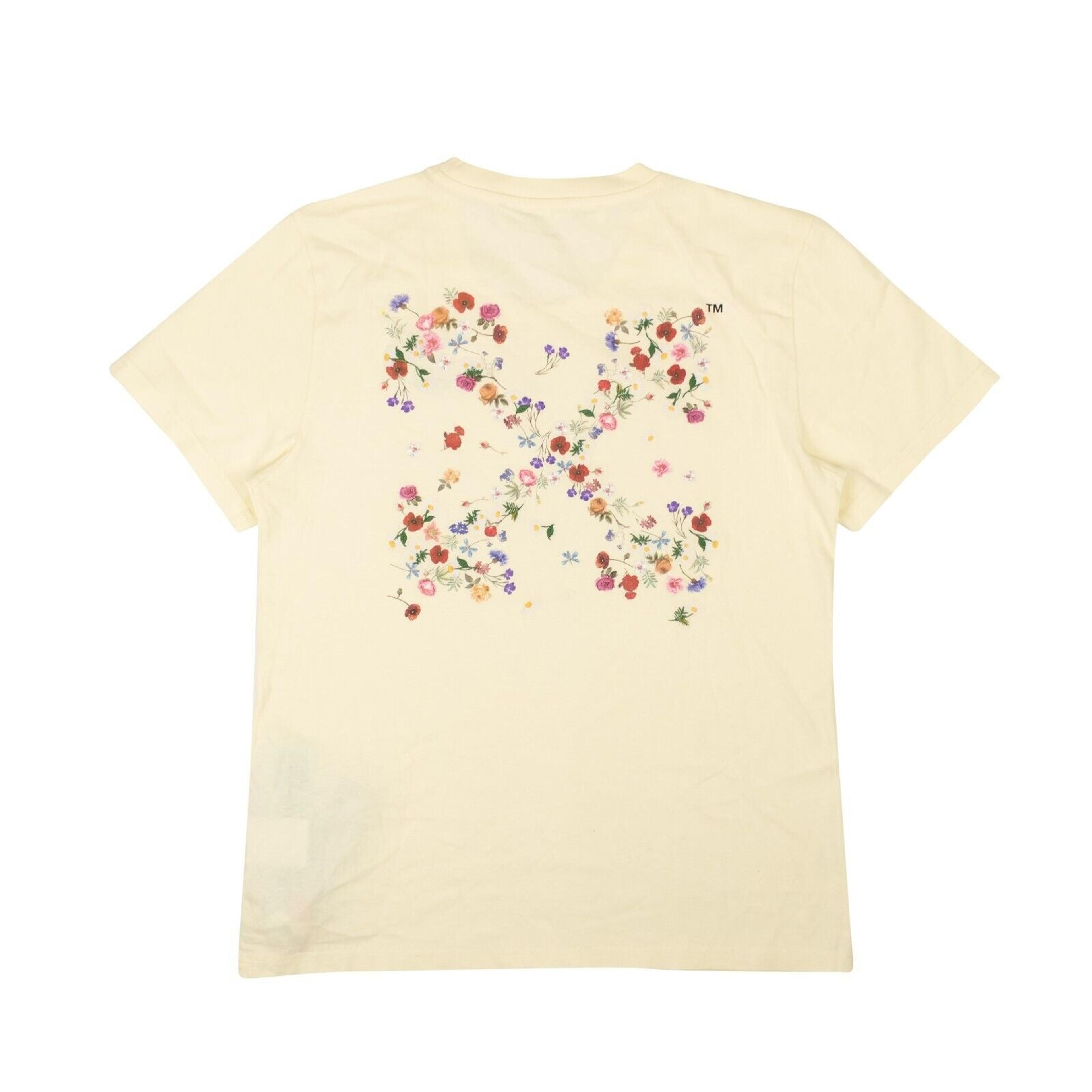 Alternate View 2 of Cream Floral Embroidered T-Shirt