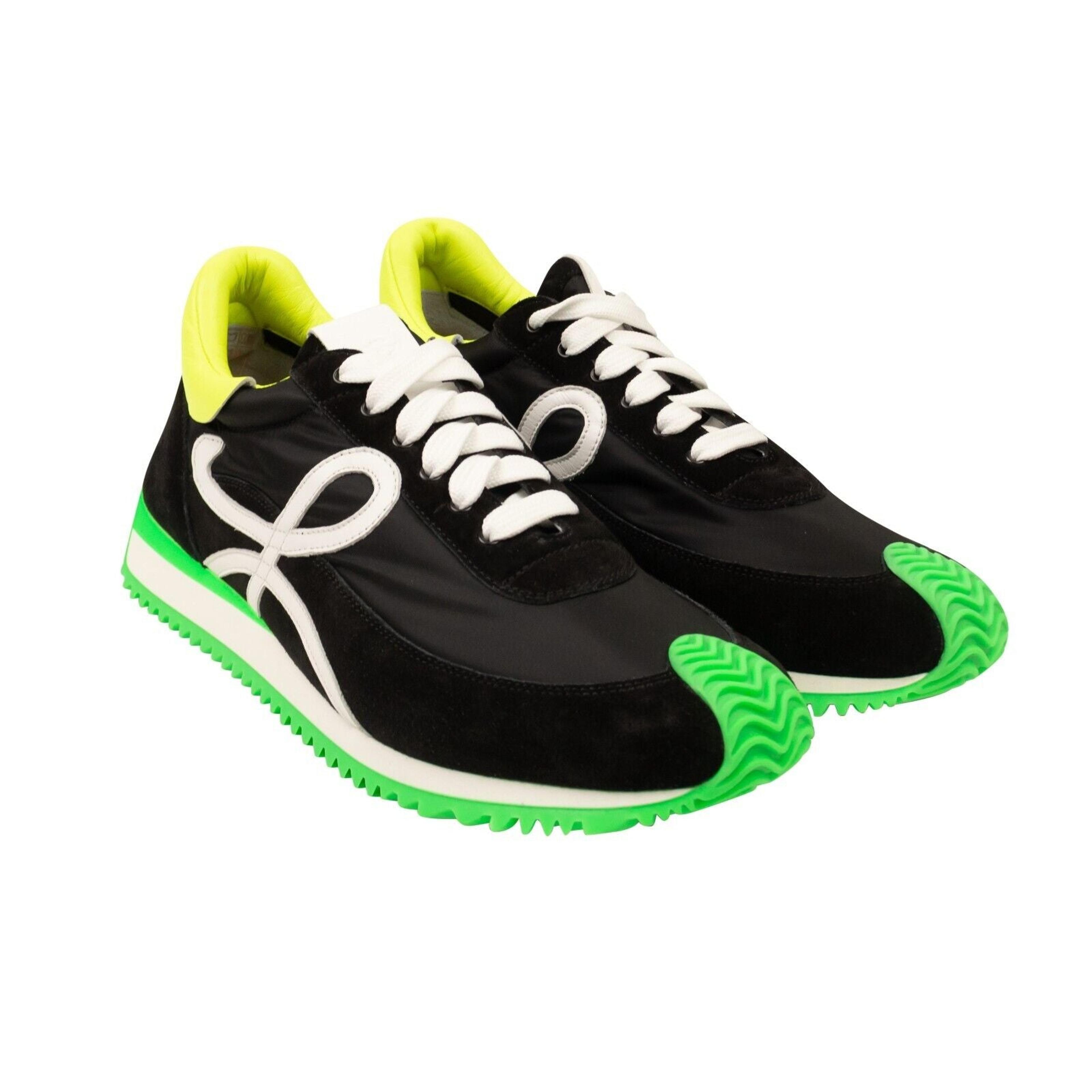 Alternate View 2 of Black And Multi Flow Runner Lace Up Sneakers