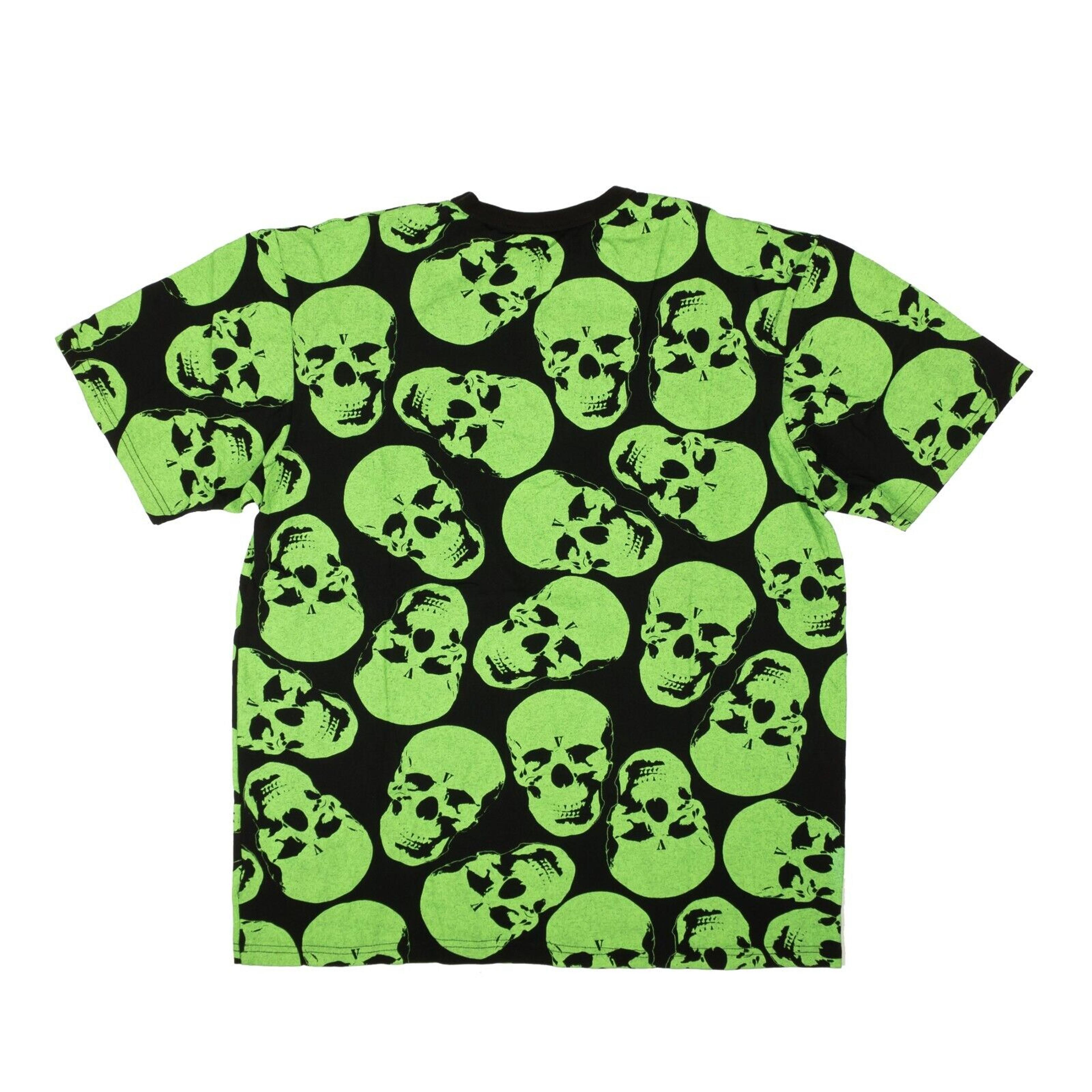 Alternate View 2 of Vlone Crypt Skull T-Shirt - Green/Black