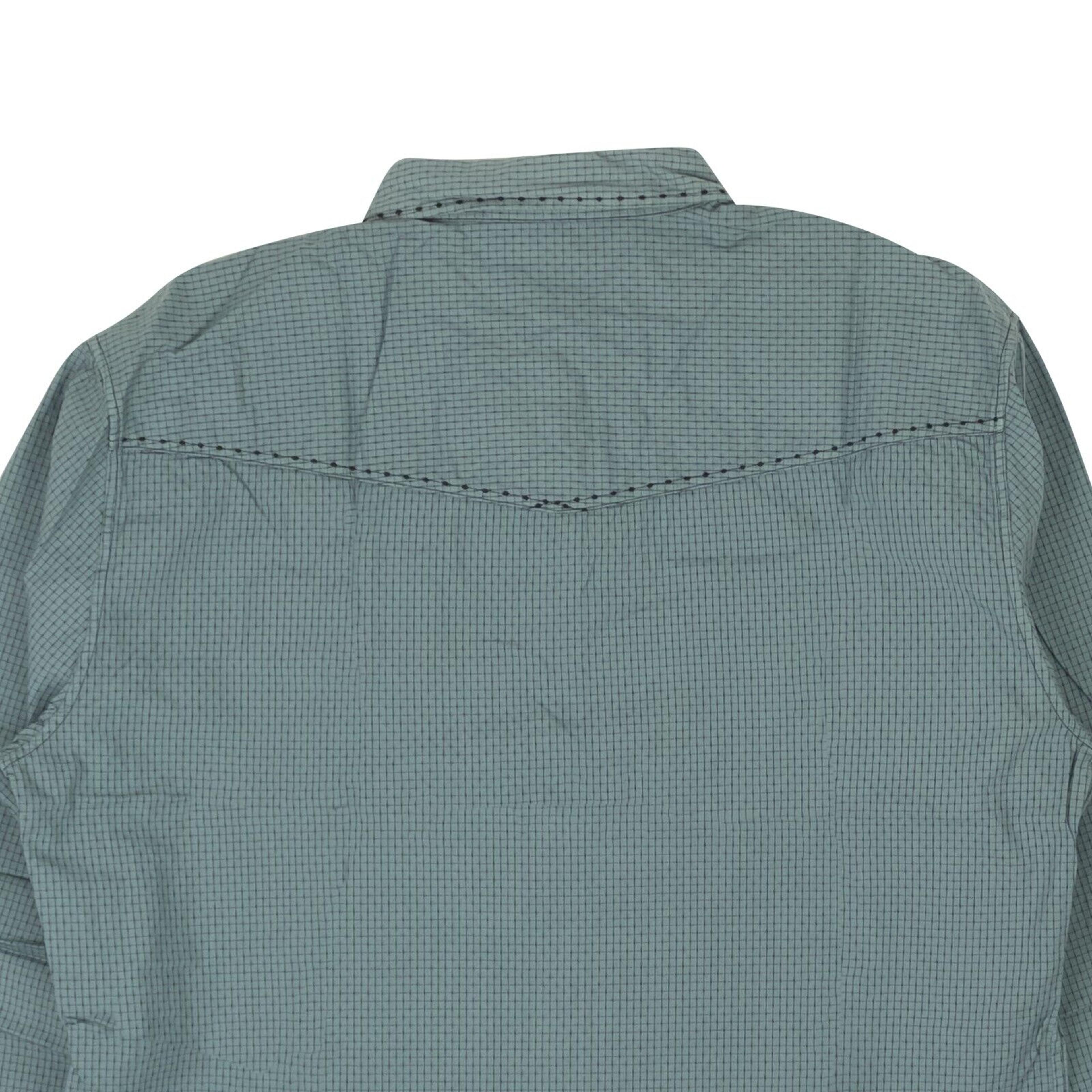 Alternate View 3 of Tweedia Blue Overdyed Cotton Textured Shirt