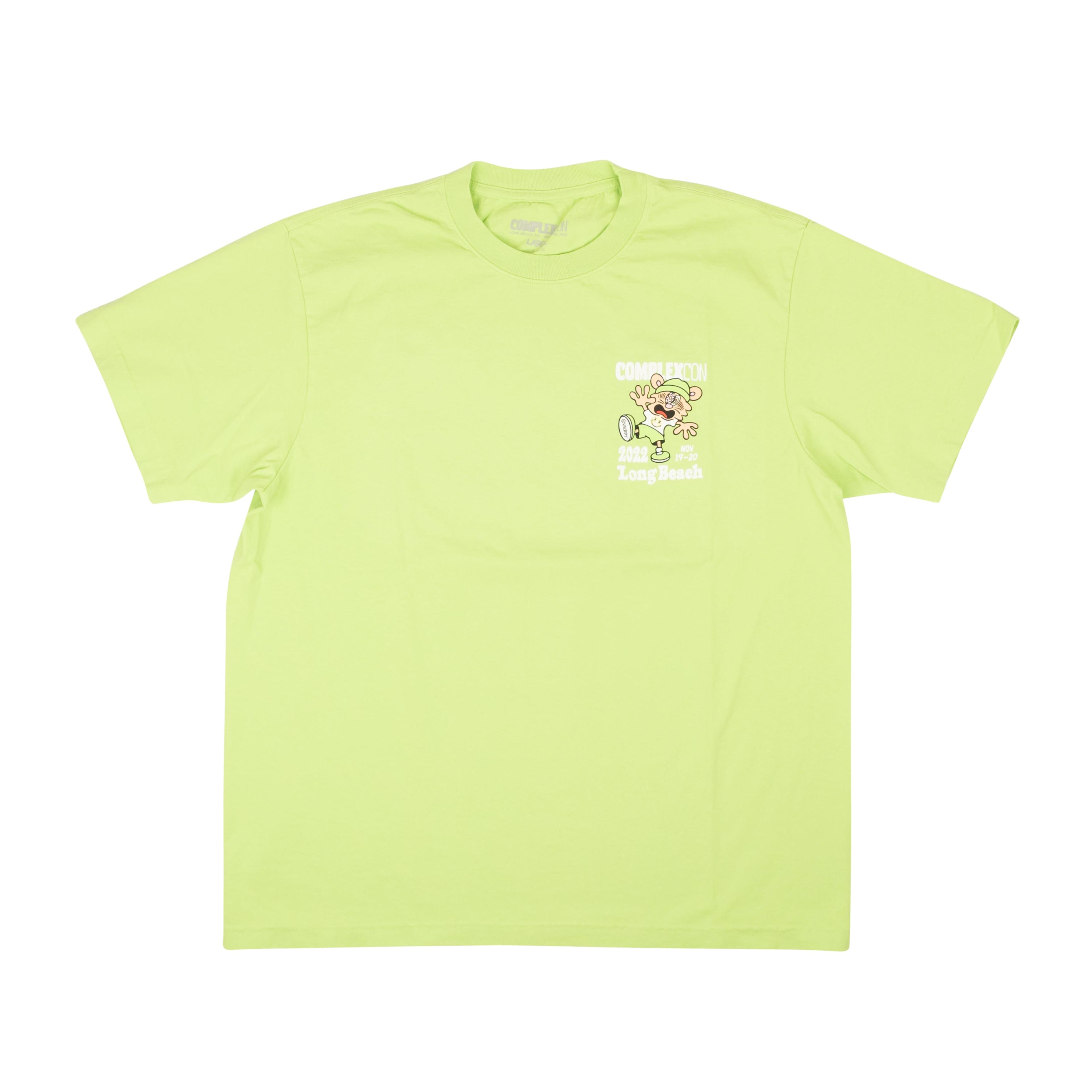 Green Cotton Logo Graphic T-Shirt