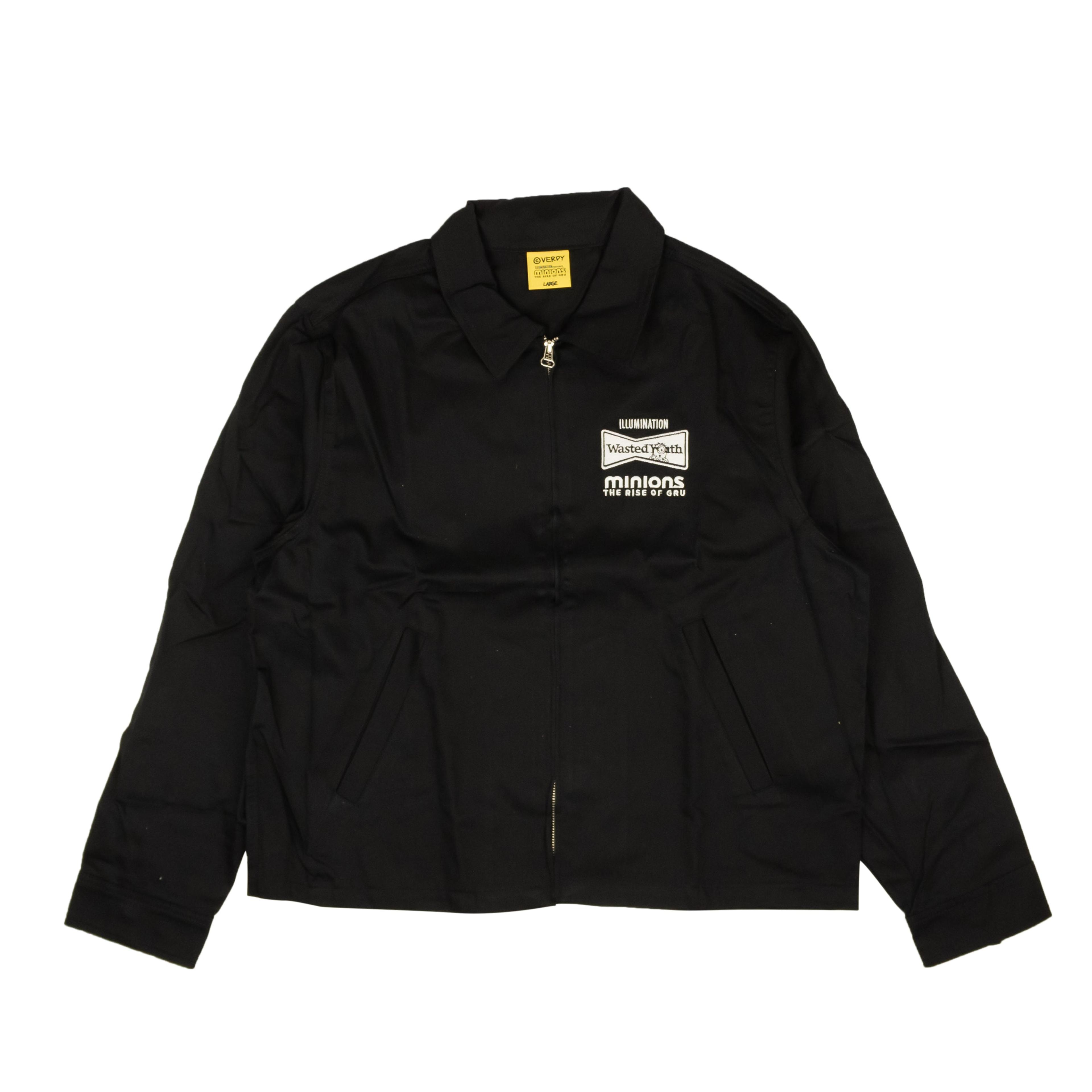 Minions Black Zip-Up Jacket