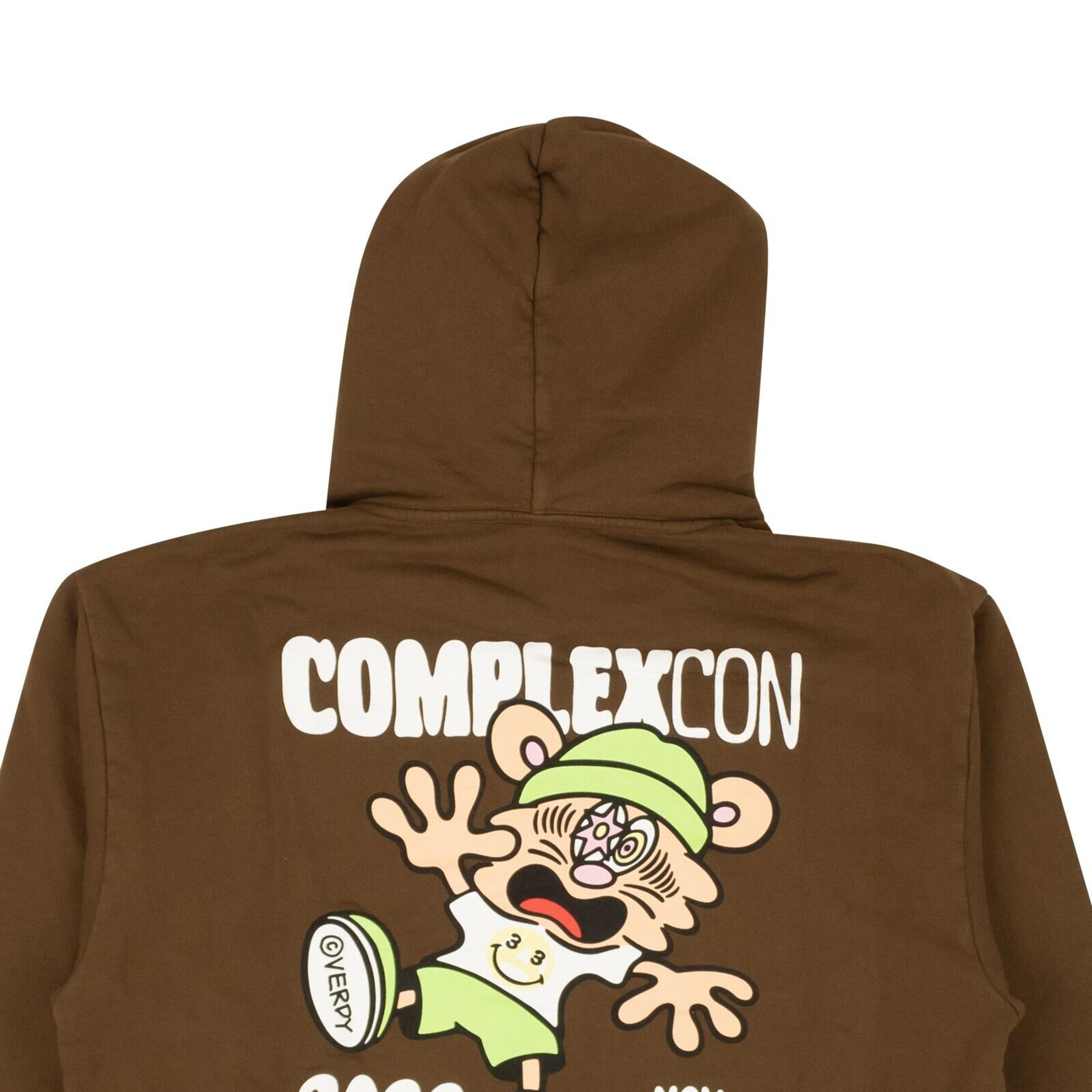 Alternate View 3 of Complexcon X Verdy Hoodie - Brown