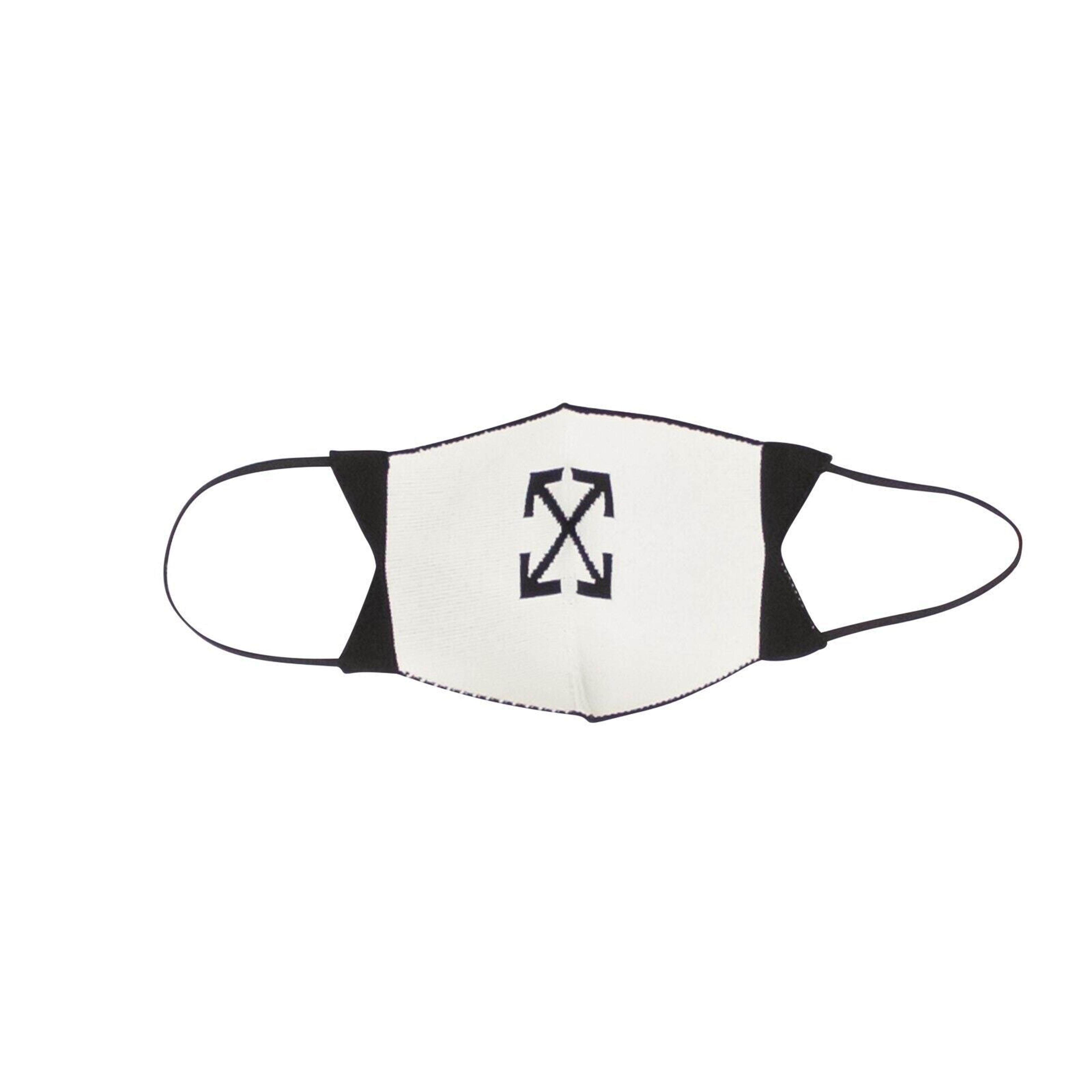 Alternate View 1 of Off-White C/O Virgil Abloh Arrow Knit Simple Mask - Black/White