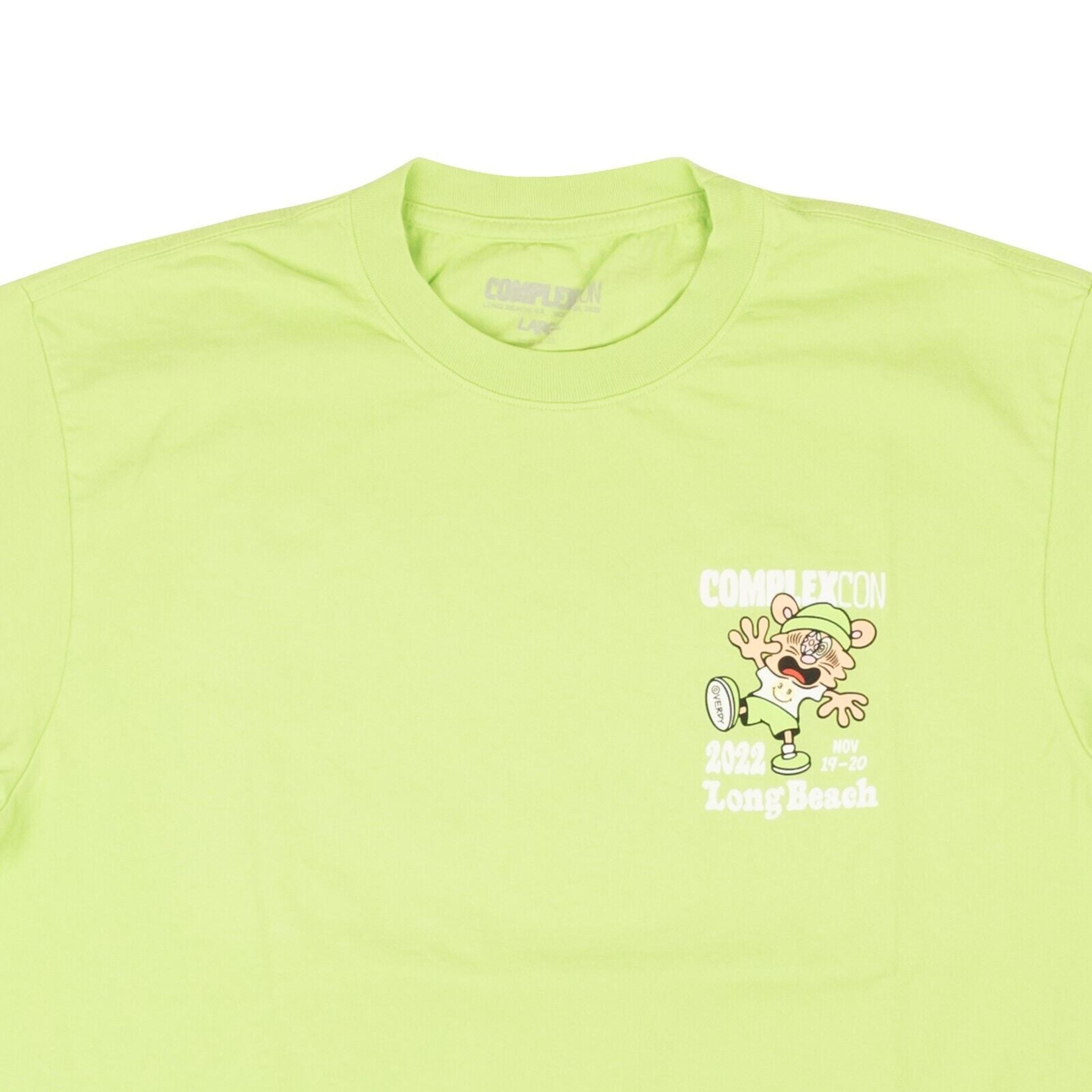 Alternate View 1 of Green Cotton Logo Graphic T-Shirt