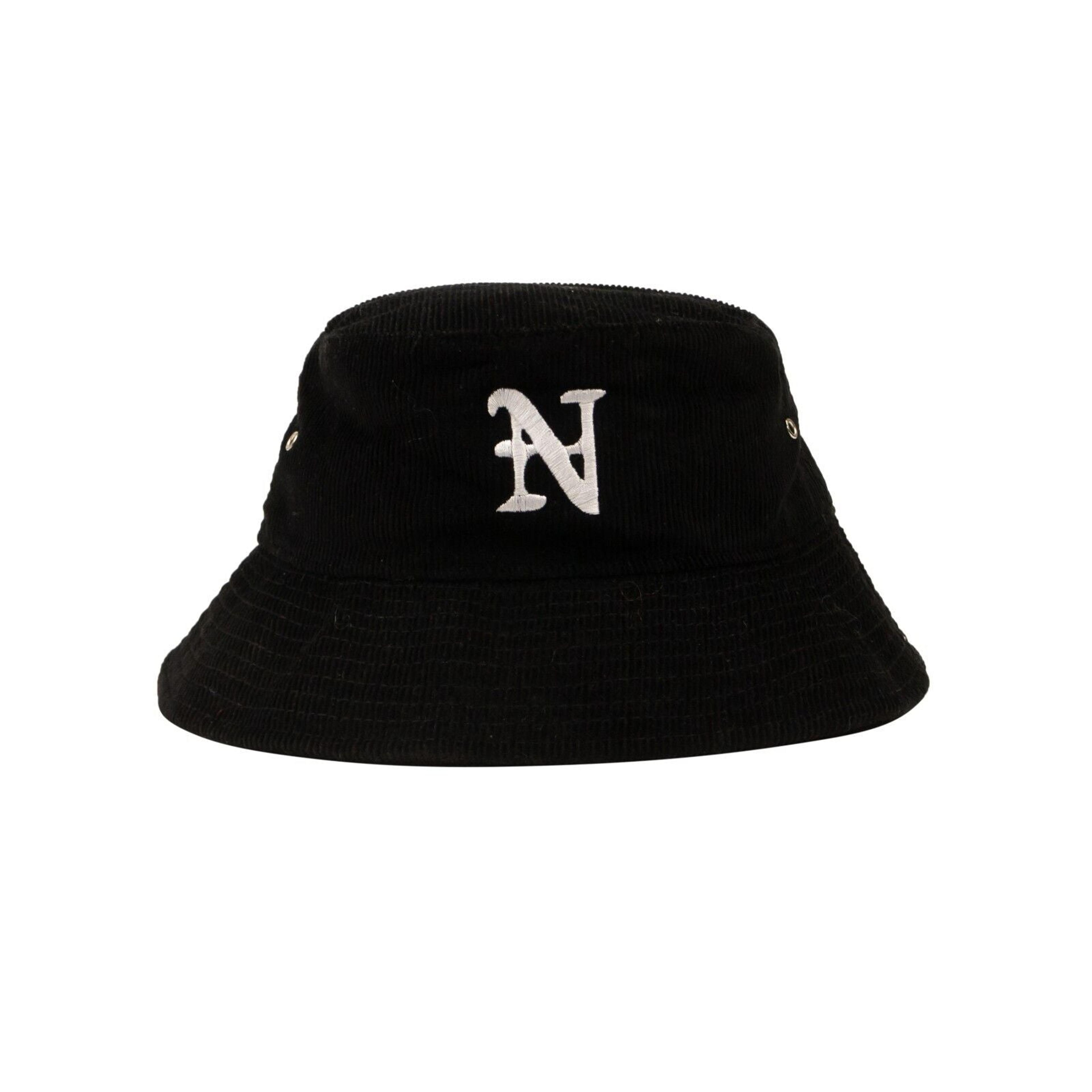 Alternate View 1 of Black Cotton Corduroy Bucket Hat