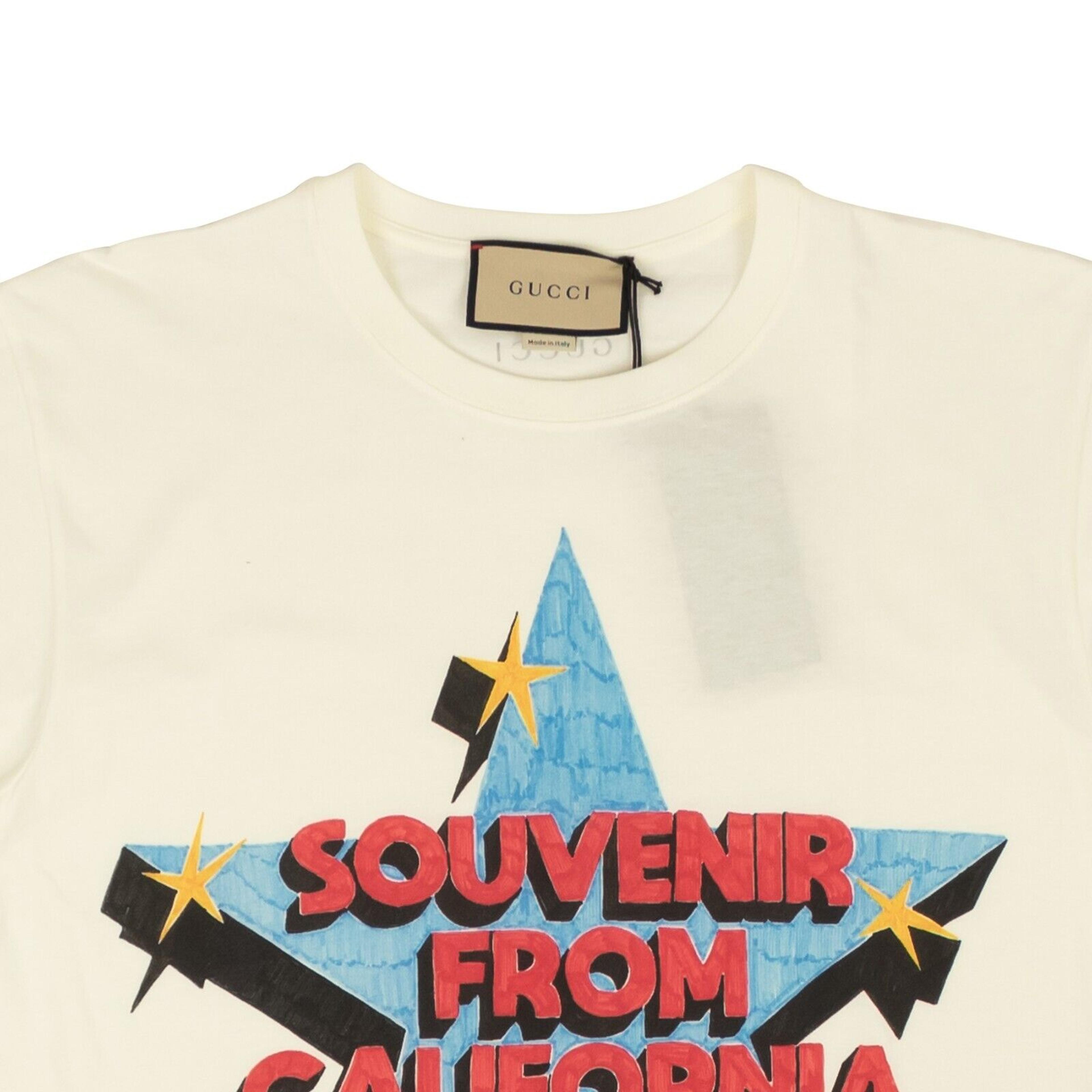 Alternate View 1 of Ivory Cotton Souvenir From California Graphic T-Shirt
