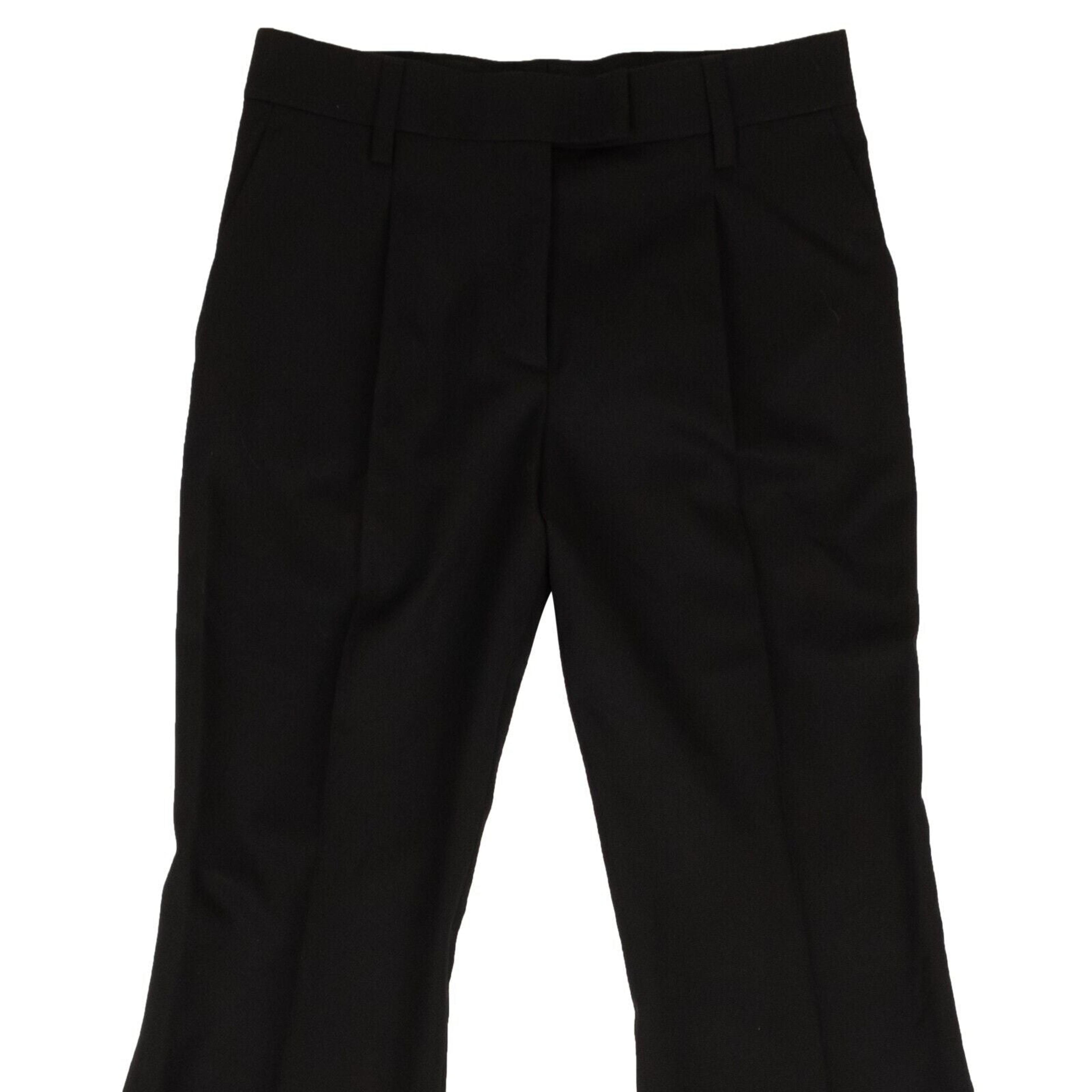 Alternate View 1 of Black Cotton Bell Buttom Casual Pants