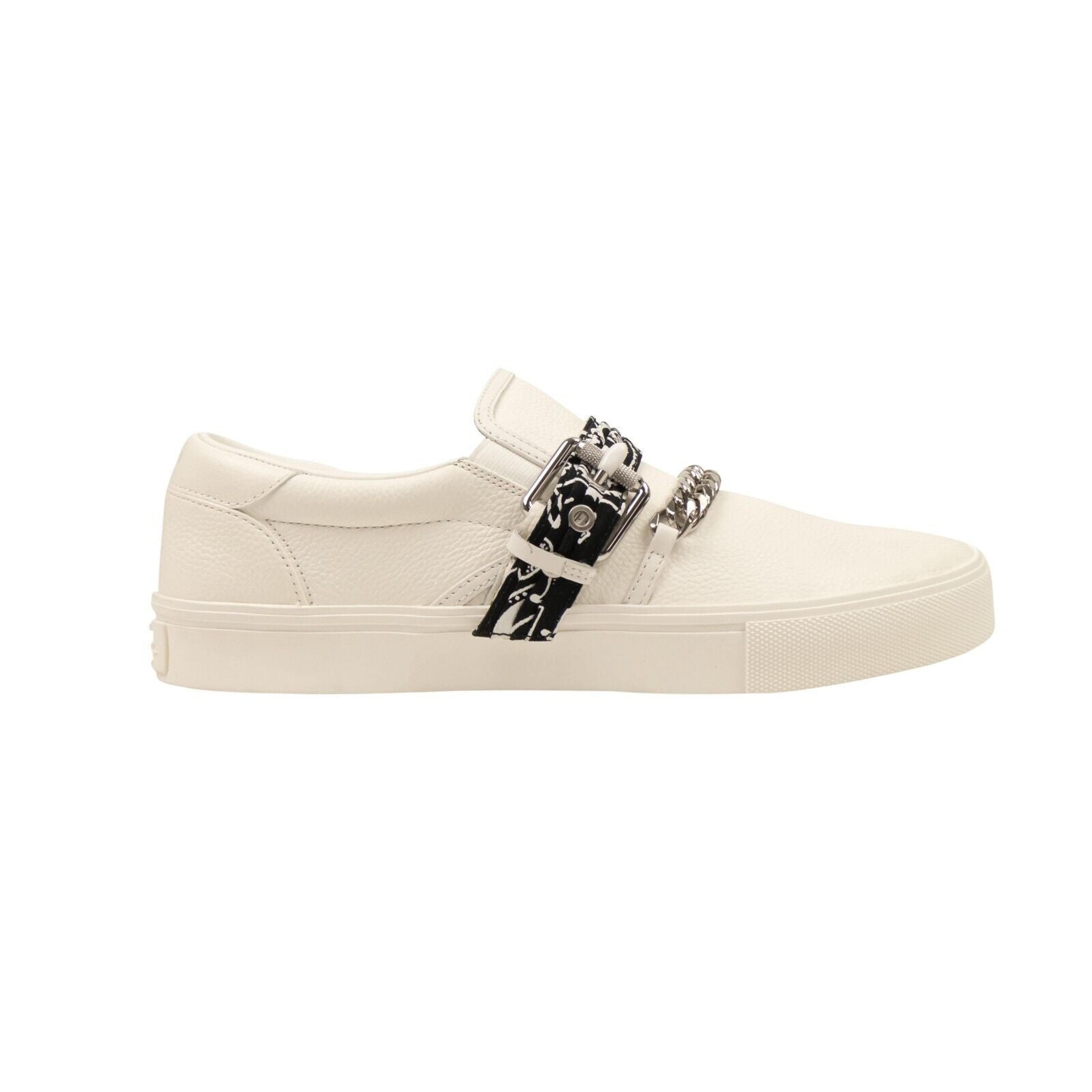 Amiri Bandana Chain Slip On Sneakers - White