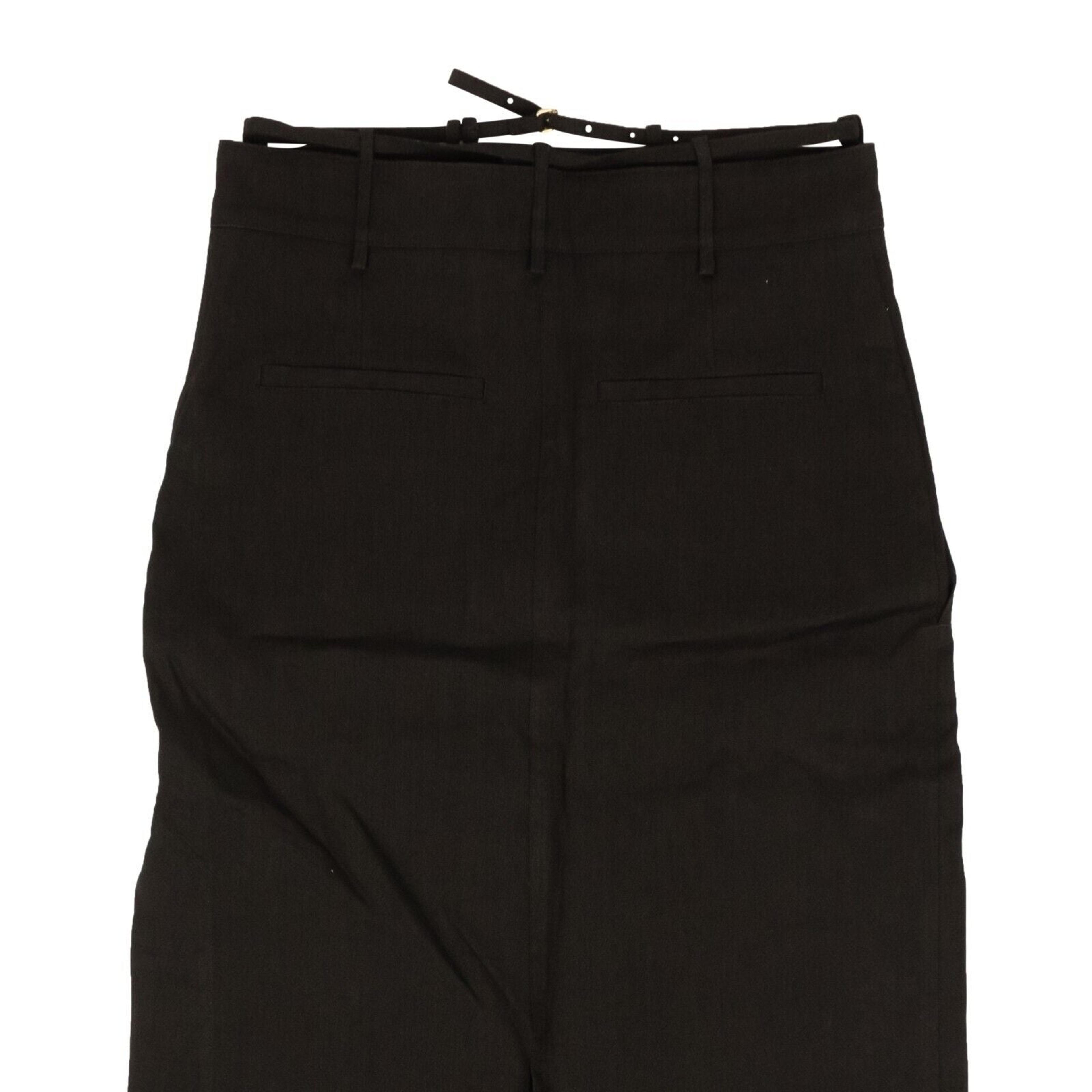 Alternate View 3 of Black La Jupe Terraio Straight Long Skirt