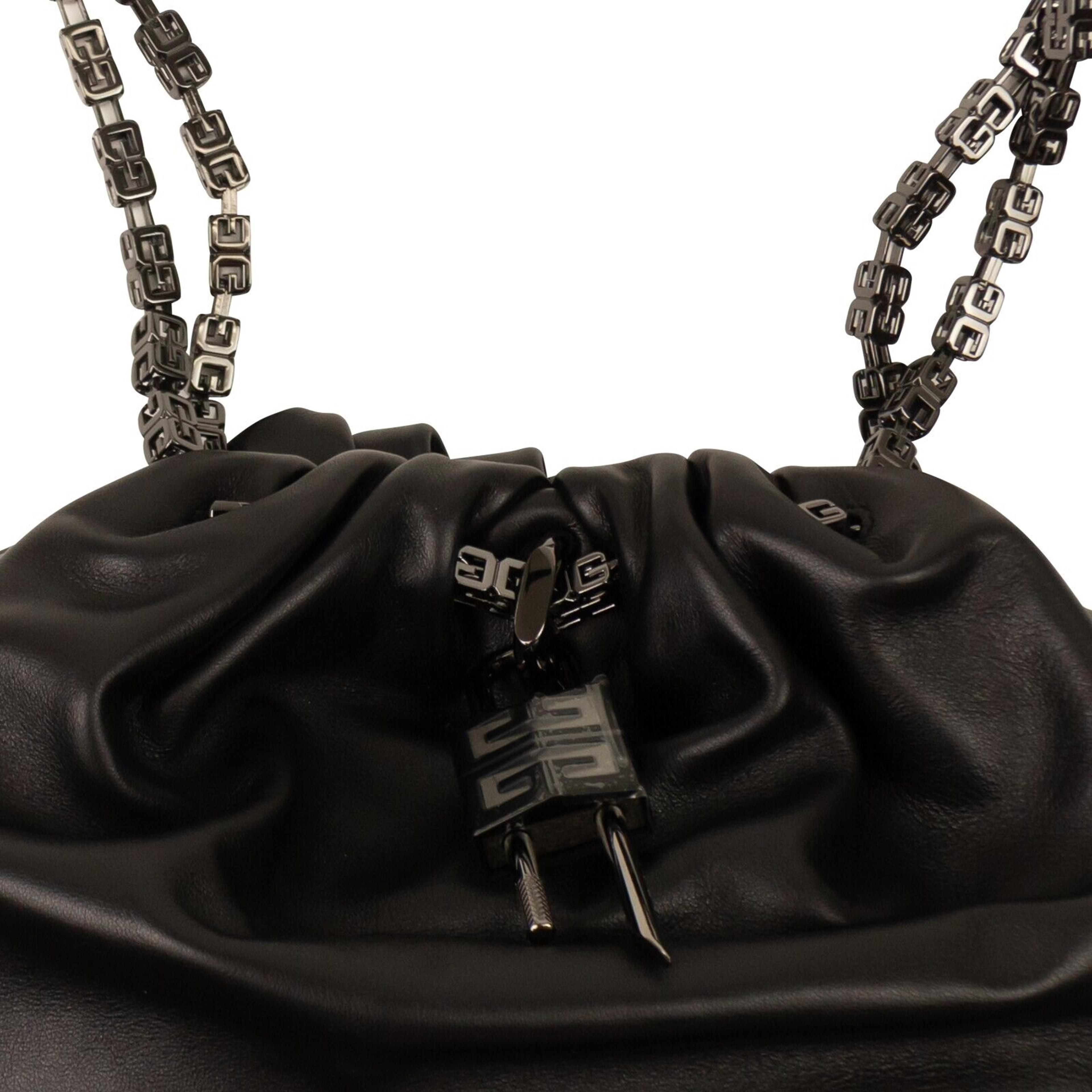 Alternate View 1 of Black Leather Kenny Small Shoulder Bag