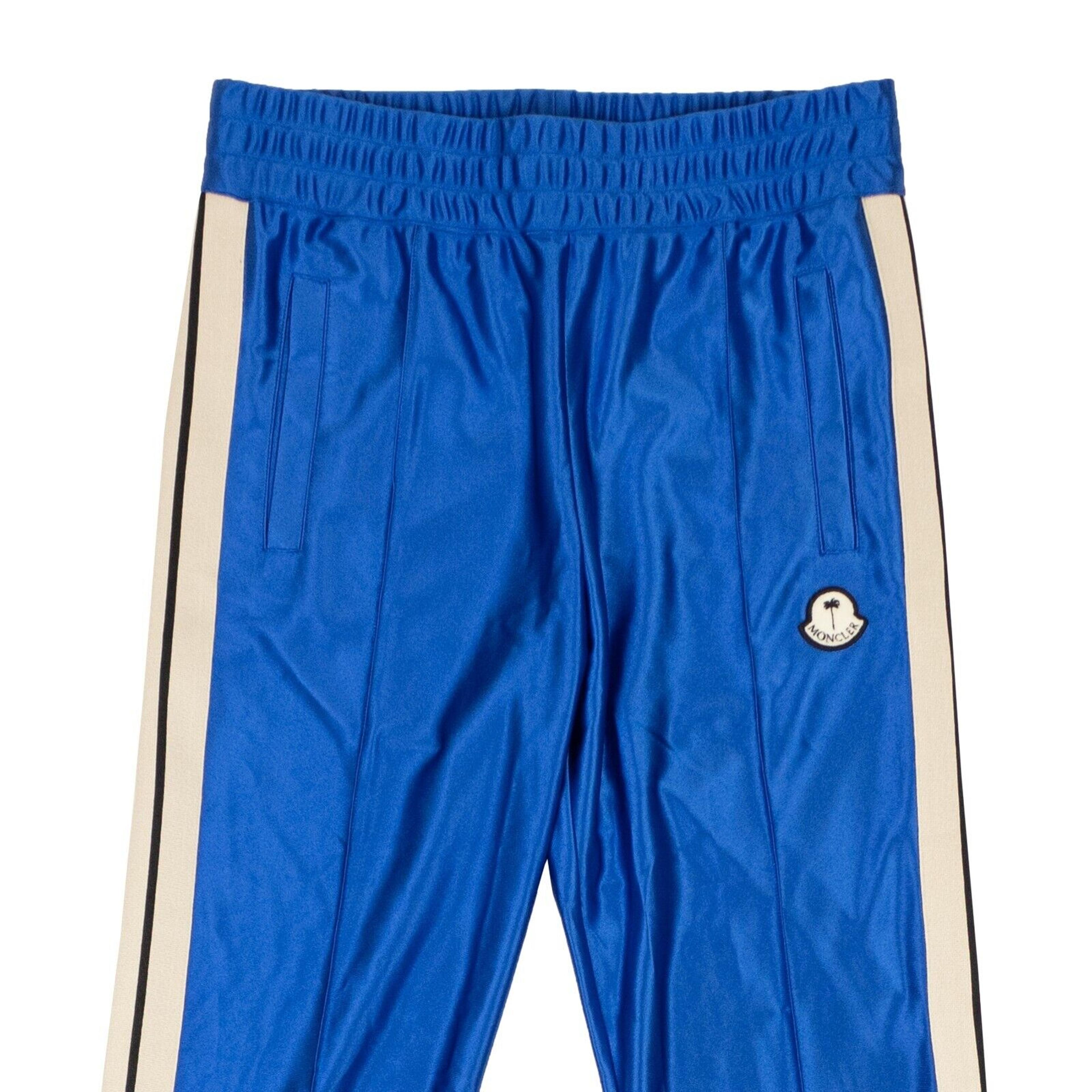 Alternate View 1 of Blue Polyester Track Pants