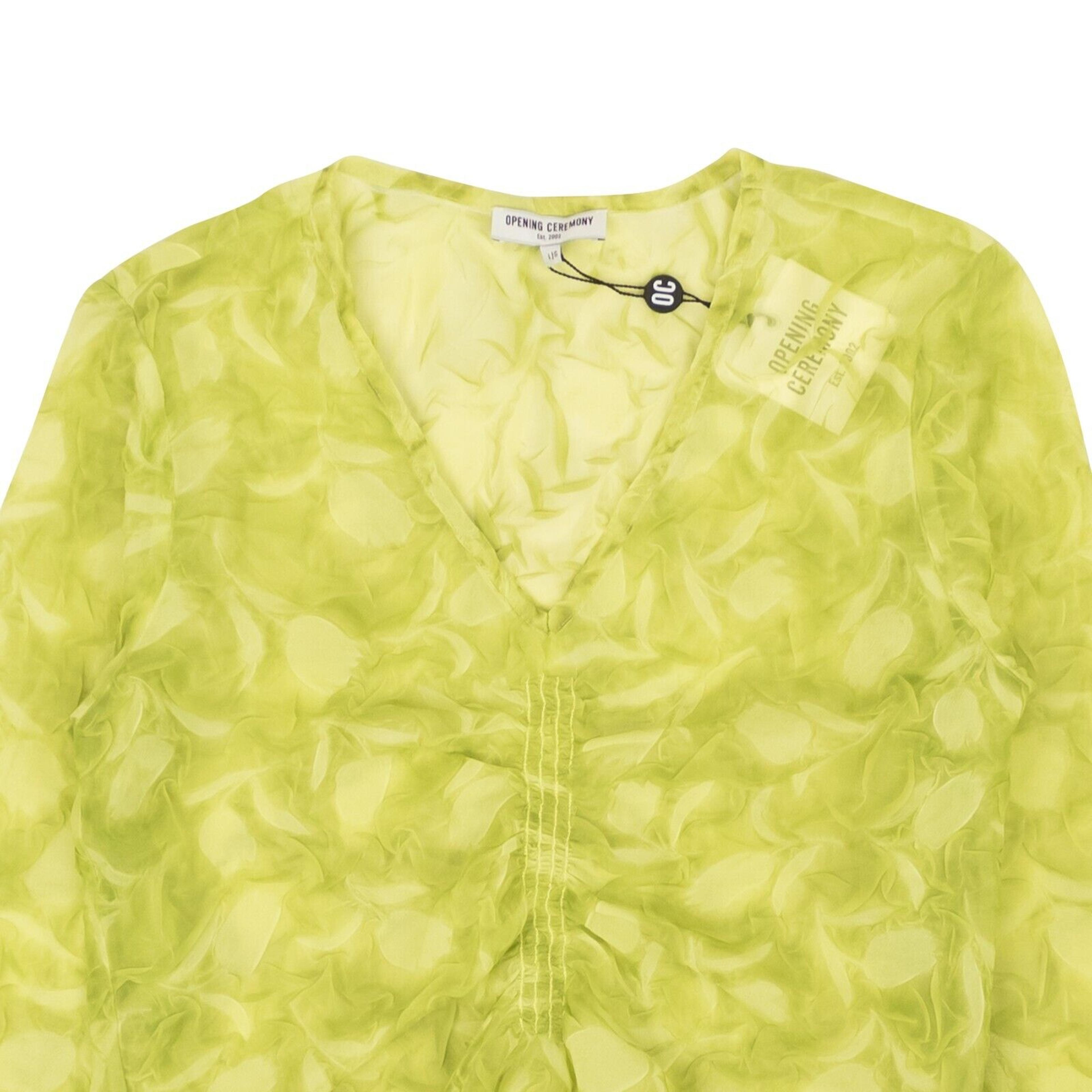 Alternate View 1 of Opening Ceremony Ls Crinkle Top - Yellow