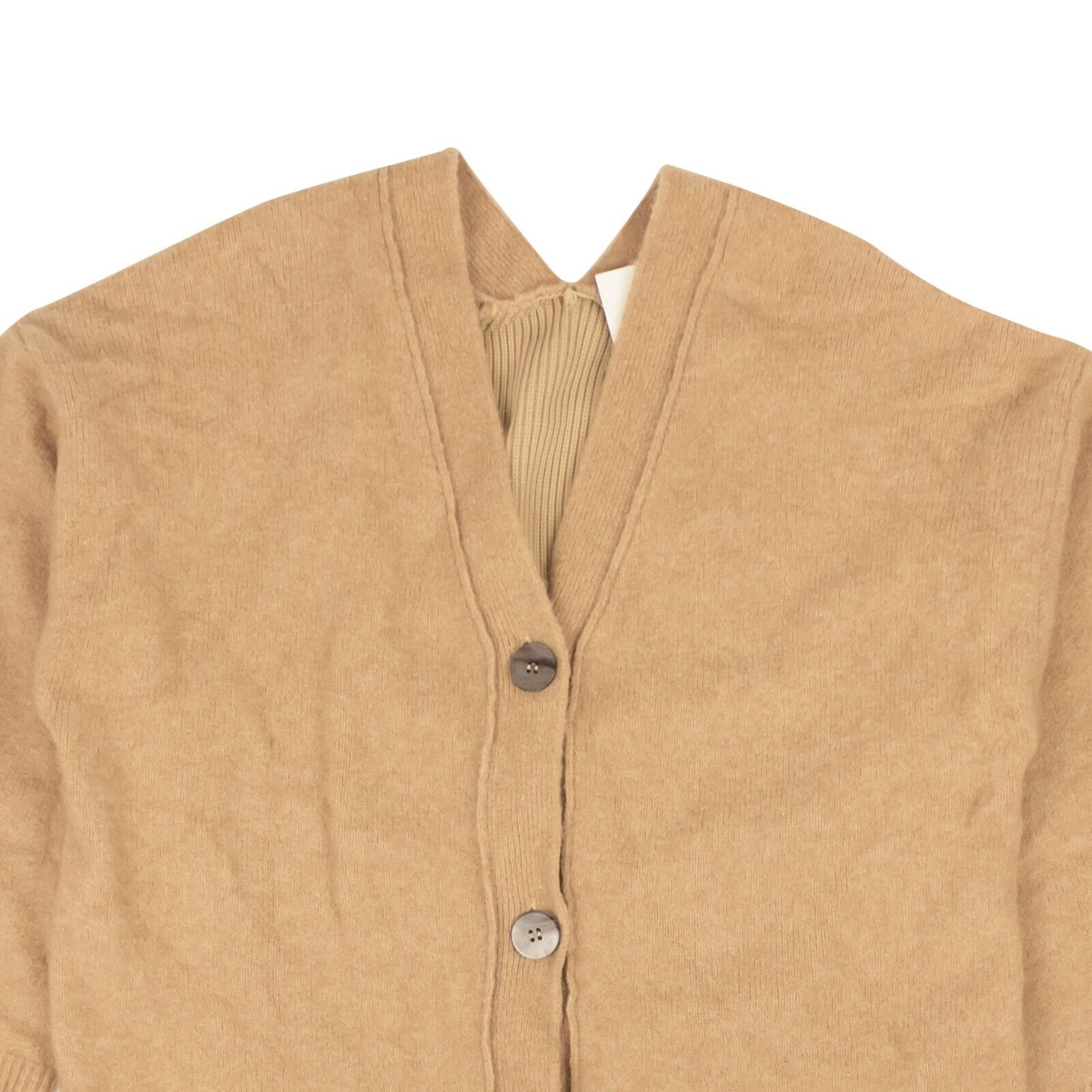 Alternate View 1 of Brown Wallstreet Cashmere V Neck Cardigan