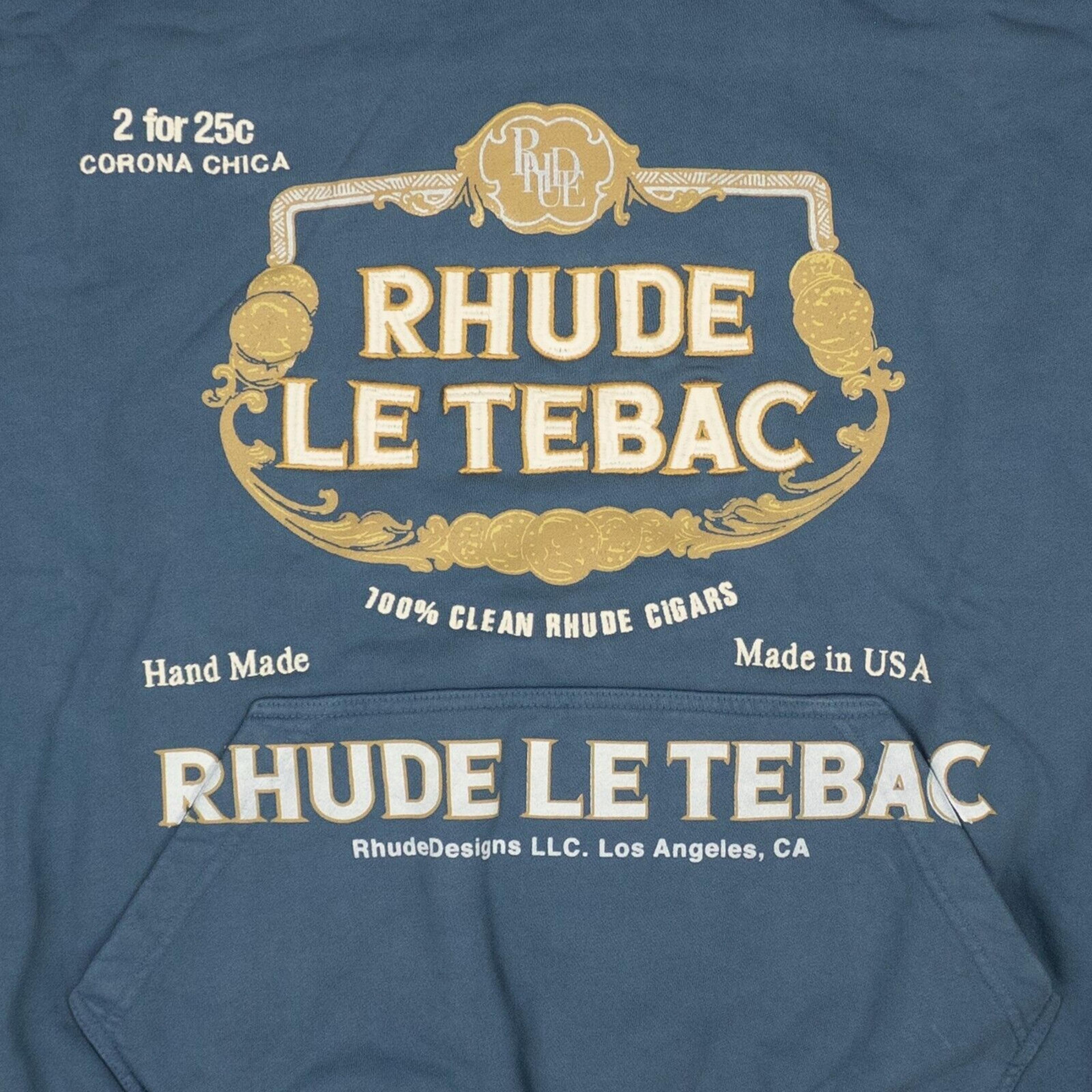 Alternate View 1 of Rhude Le Tebac Hoodie - Slate