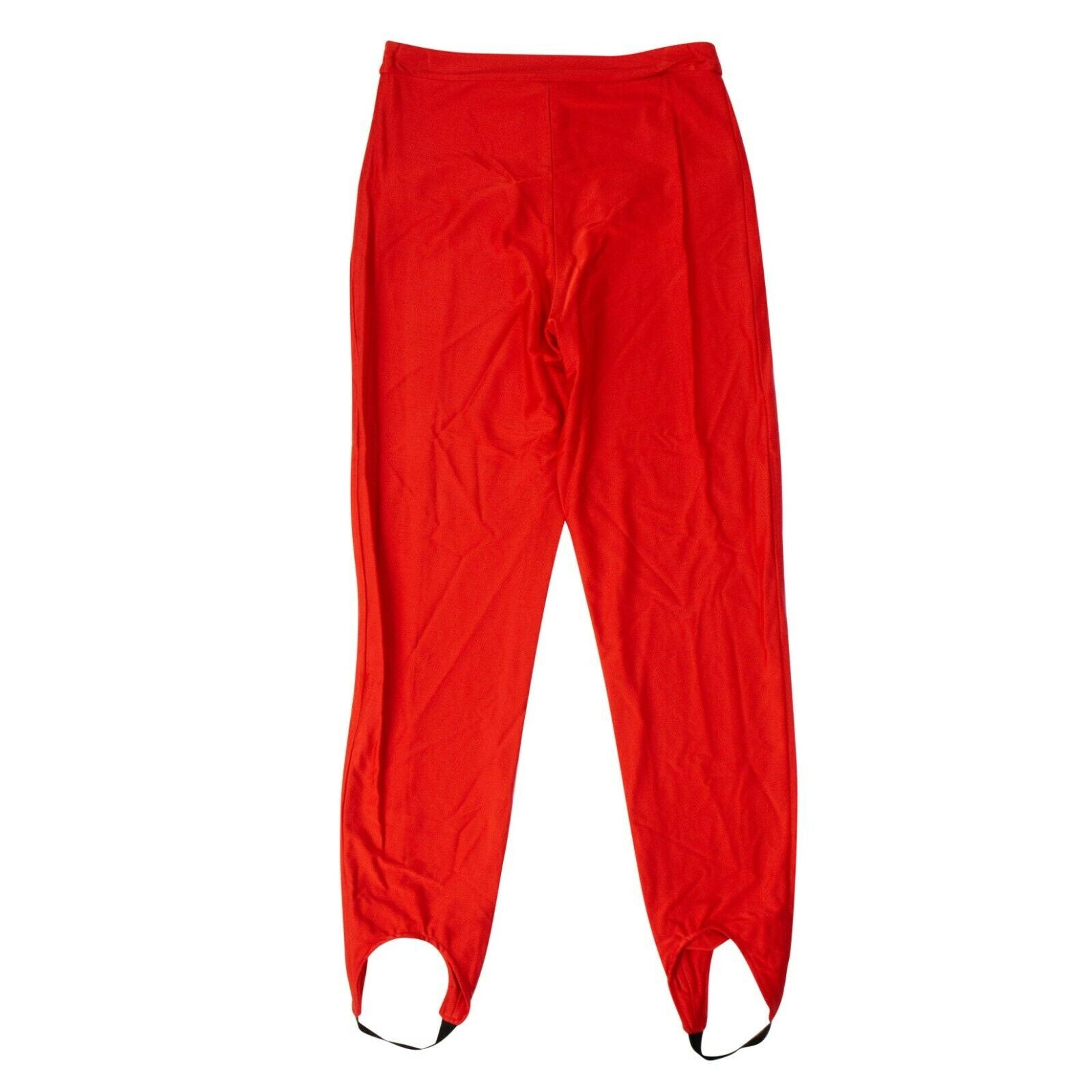 Alternate View 1 of Unravel Project Slim Fit Stirrup Pants - Red