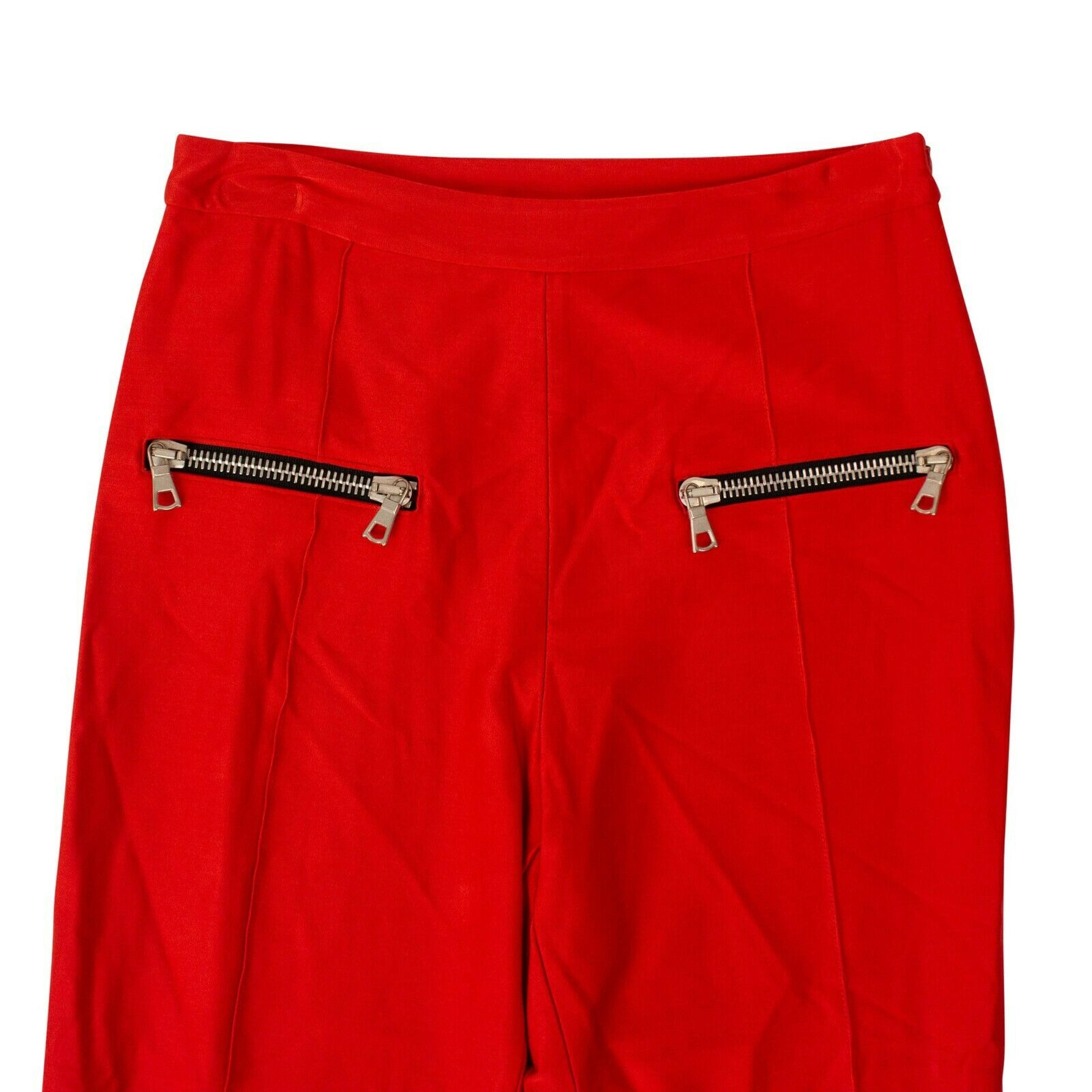 Alternate View 2 of Unravel Project Slim Fit Stirrup Pants - Red