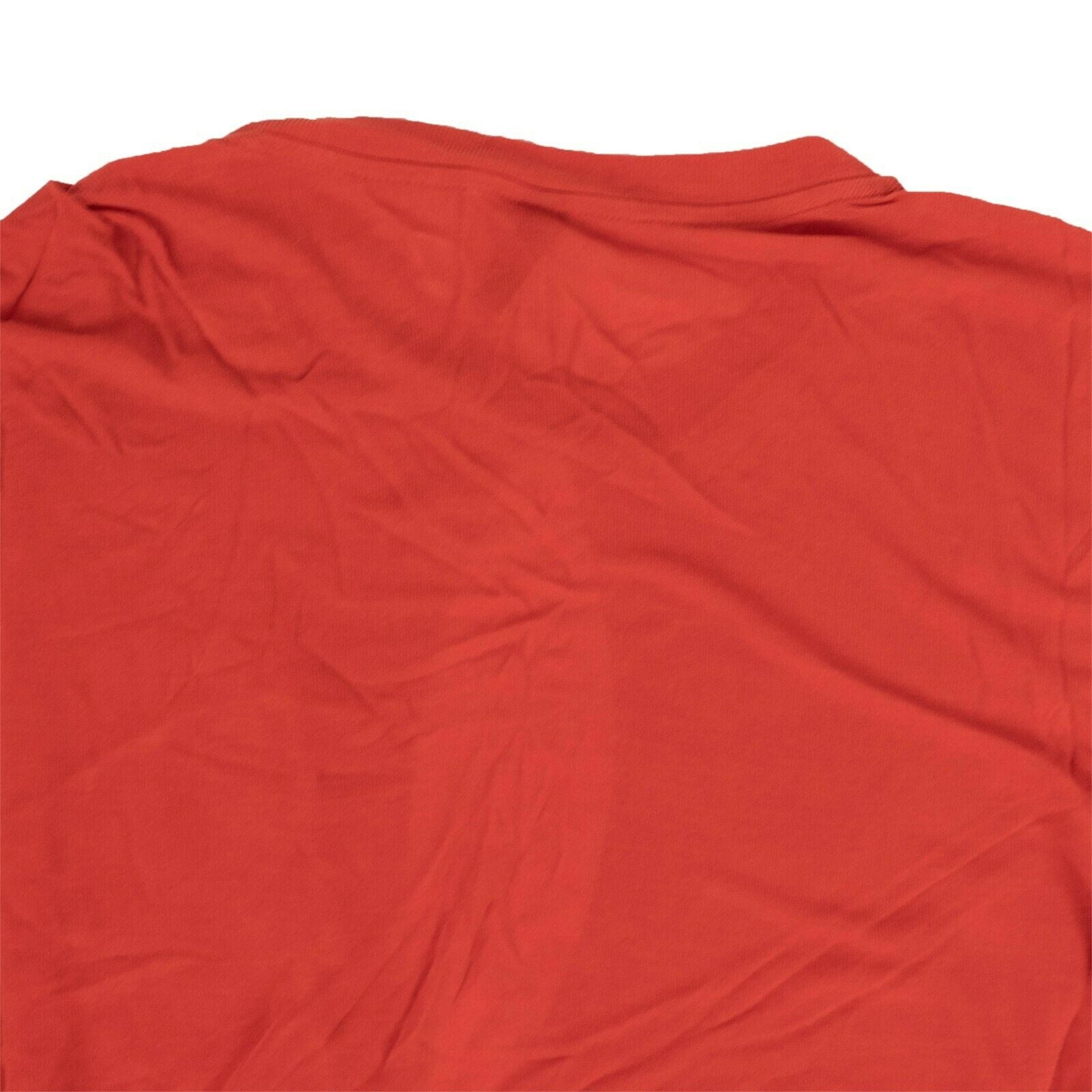 Alternate View 3 of Red Silk Draped T-Shirt