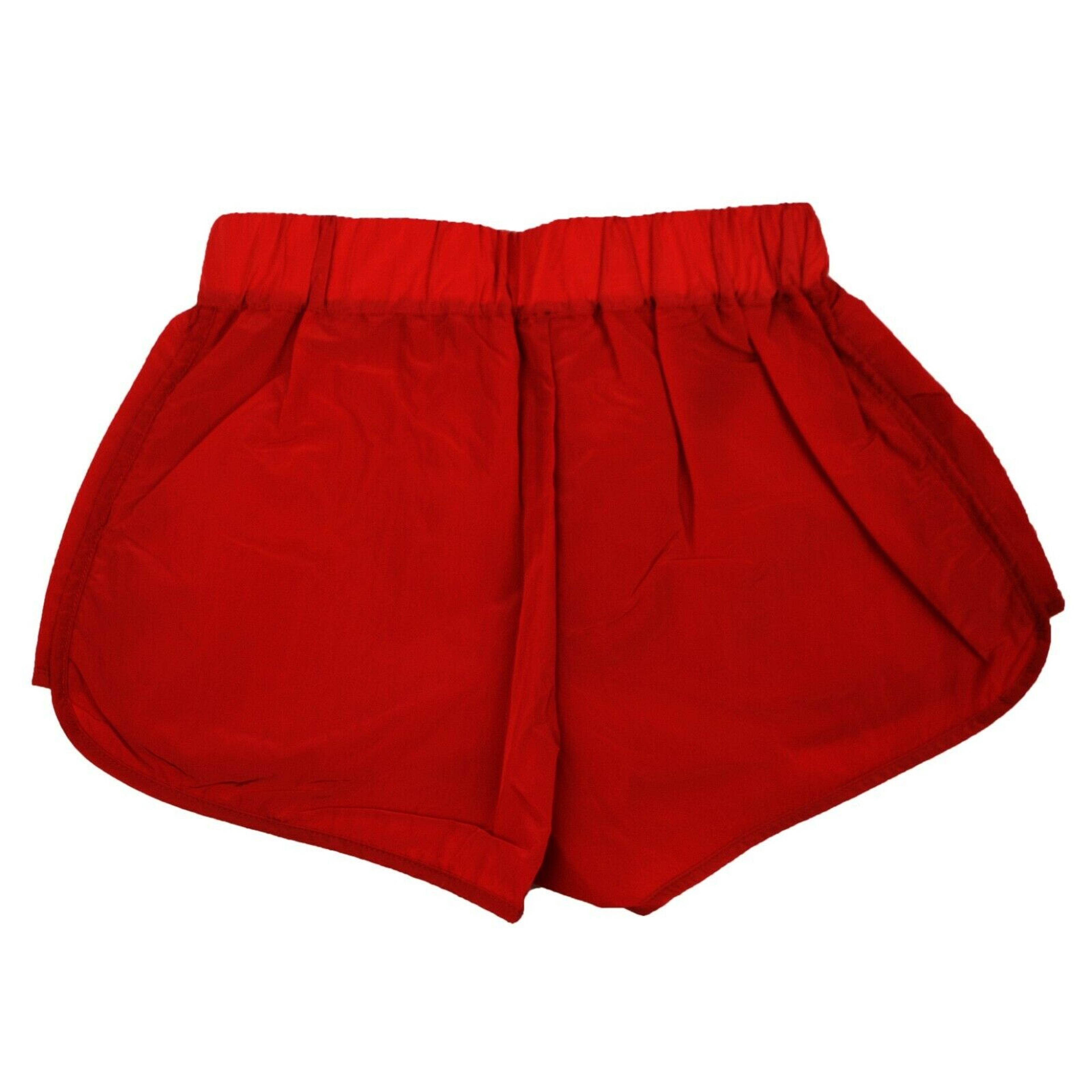 Alternate View 1 of Red Lace Up Track Short Pants
