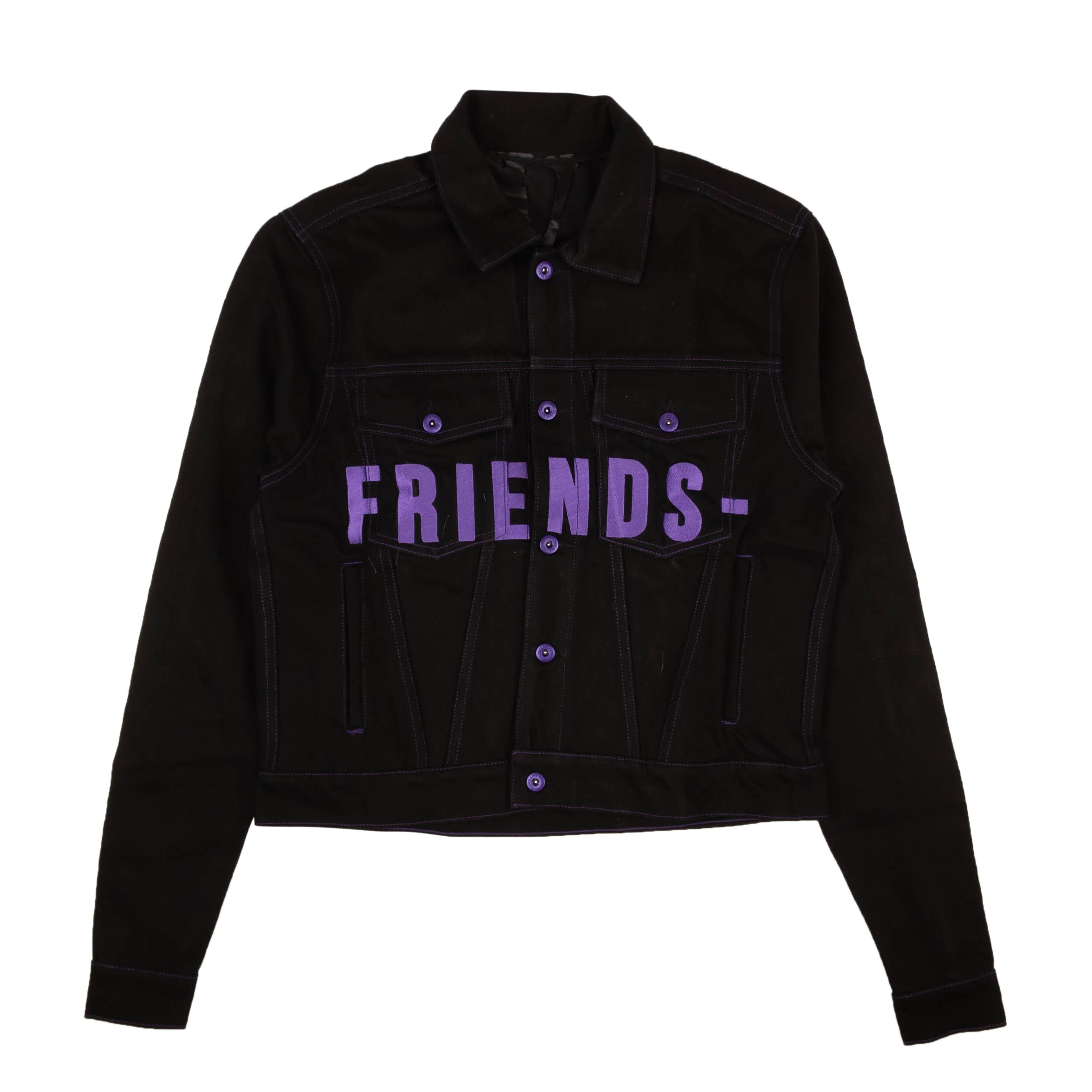 Vlone Friends Embroidery V Graphic Jacket