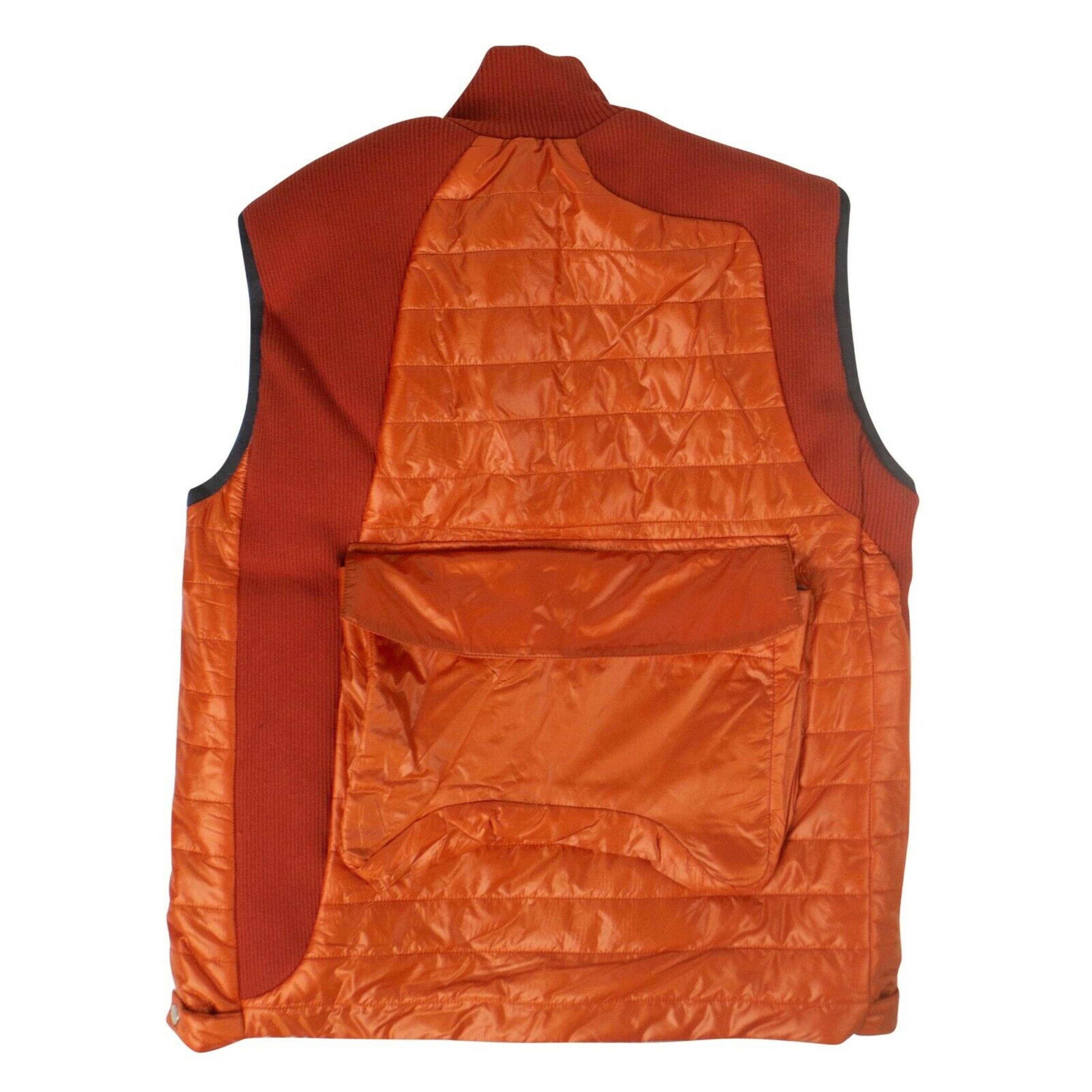 Alternate View 1 of A-COLD-WALL* Men's Puffer Panelled Jacket Vest - Orange