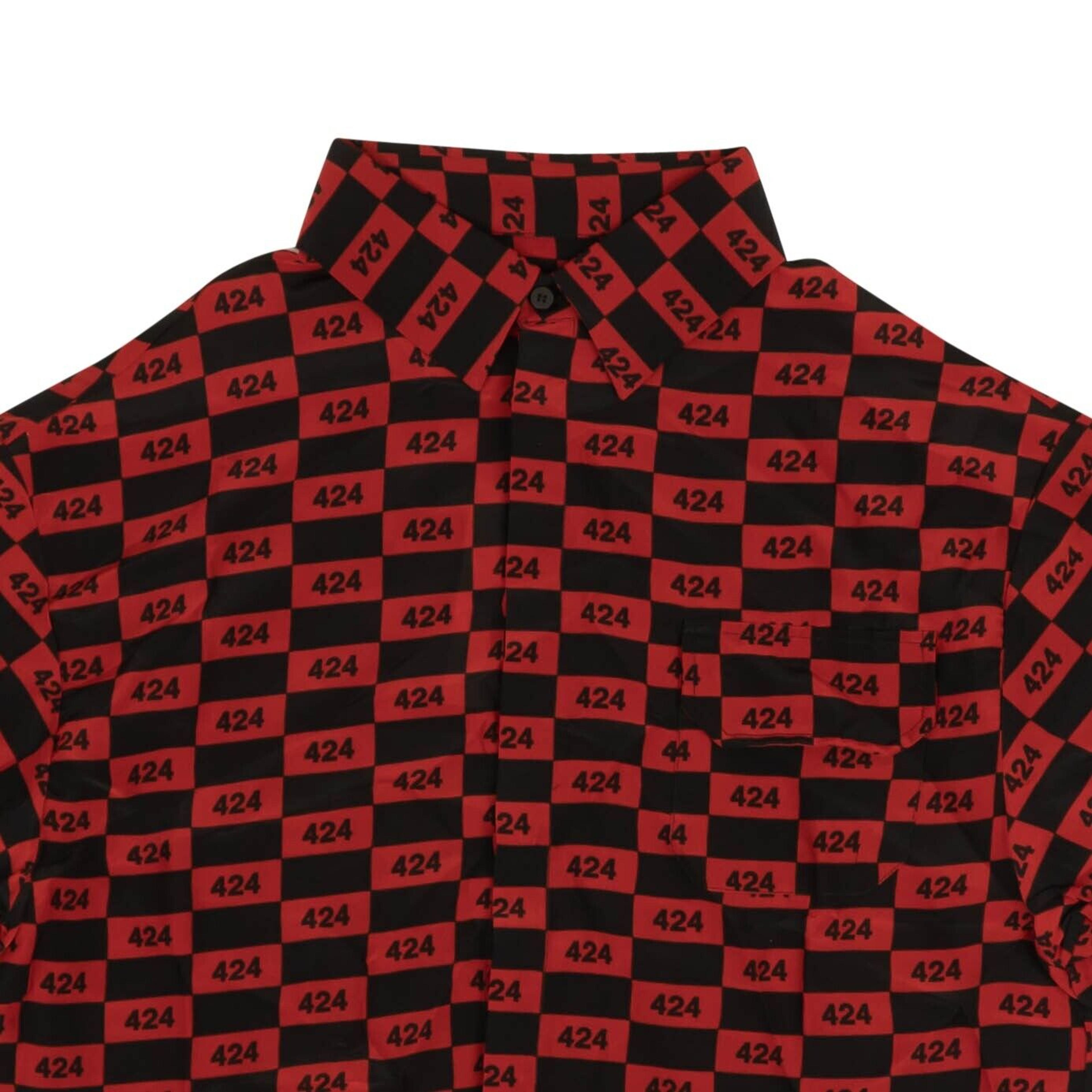 Alternate View 2 of 424 On Fairfax Men'S T-Shirts - Red/Black