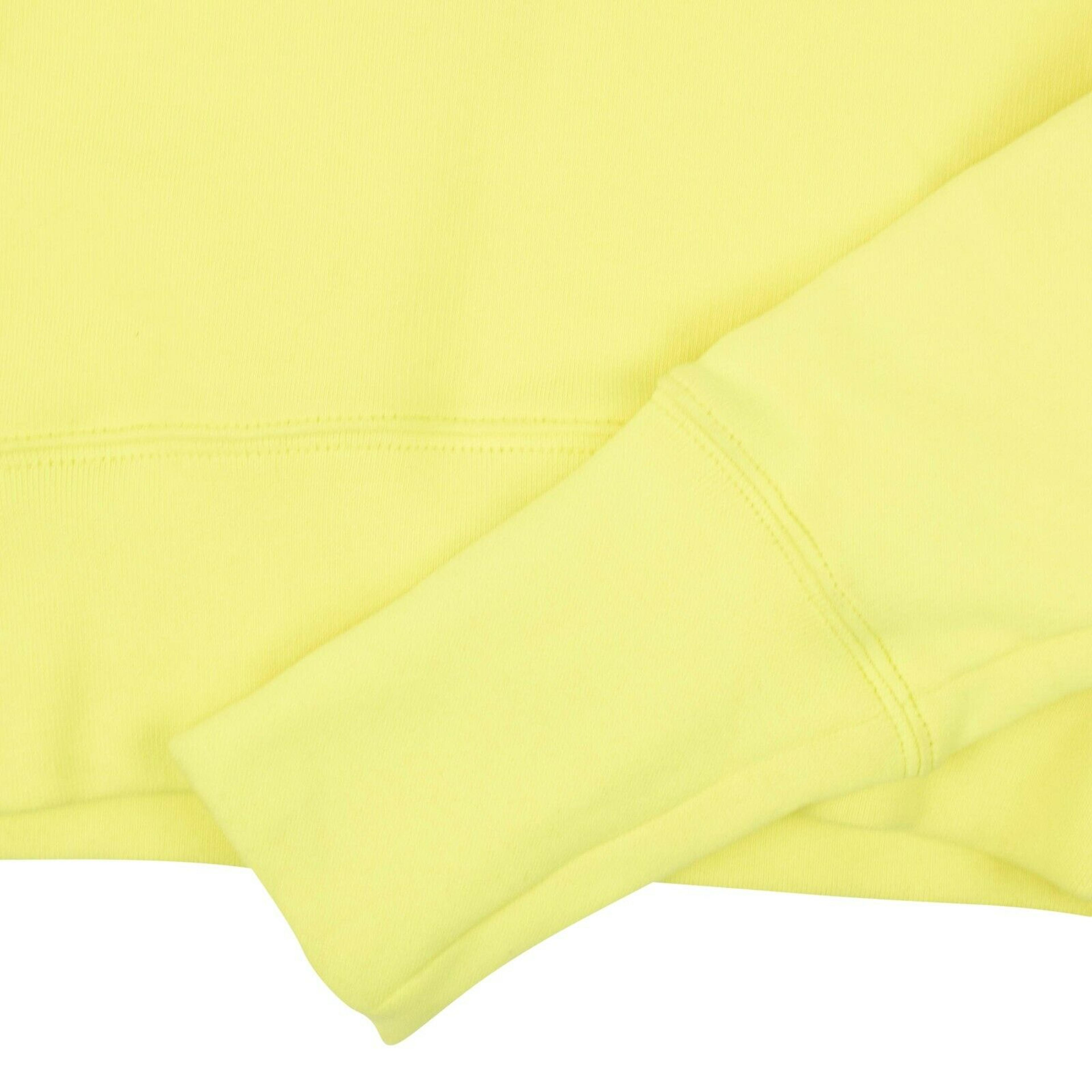 Alternate View 4 of Neon Yellow Cropped Crewneck Sweatshirt