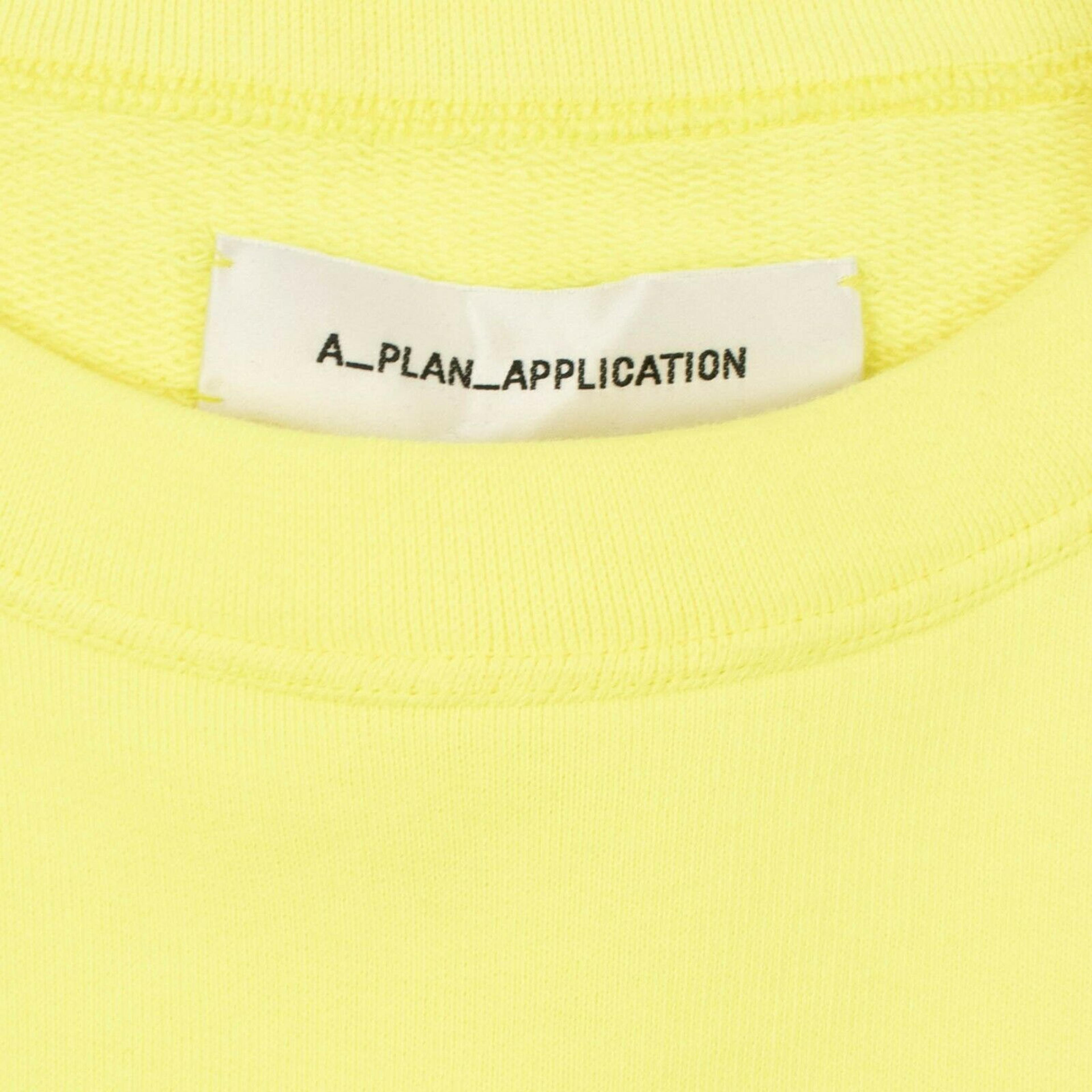 Alternate View 5 of Neon Yellow Cropped Crewneck Sweatshirt