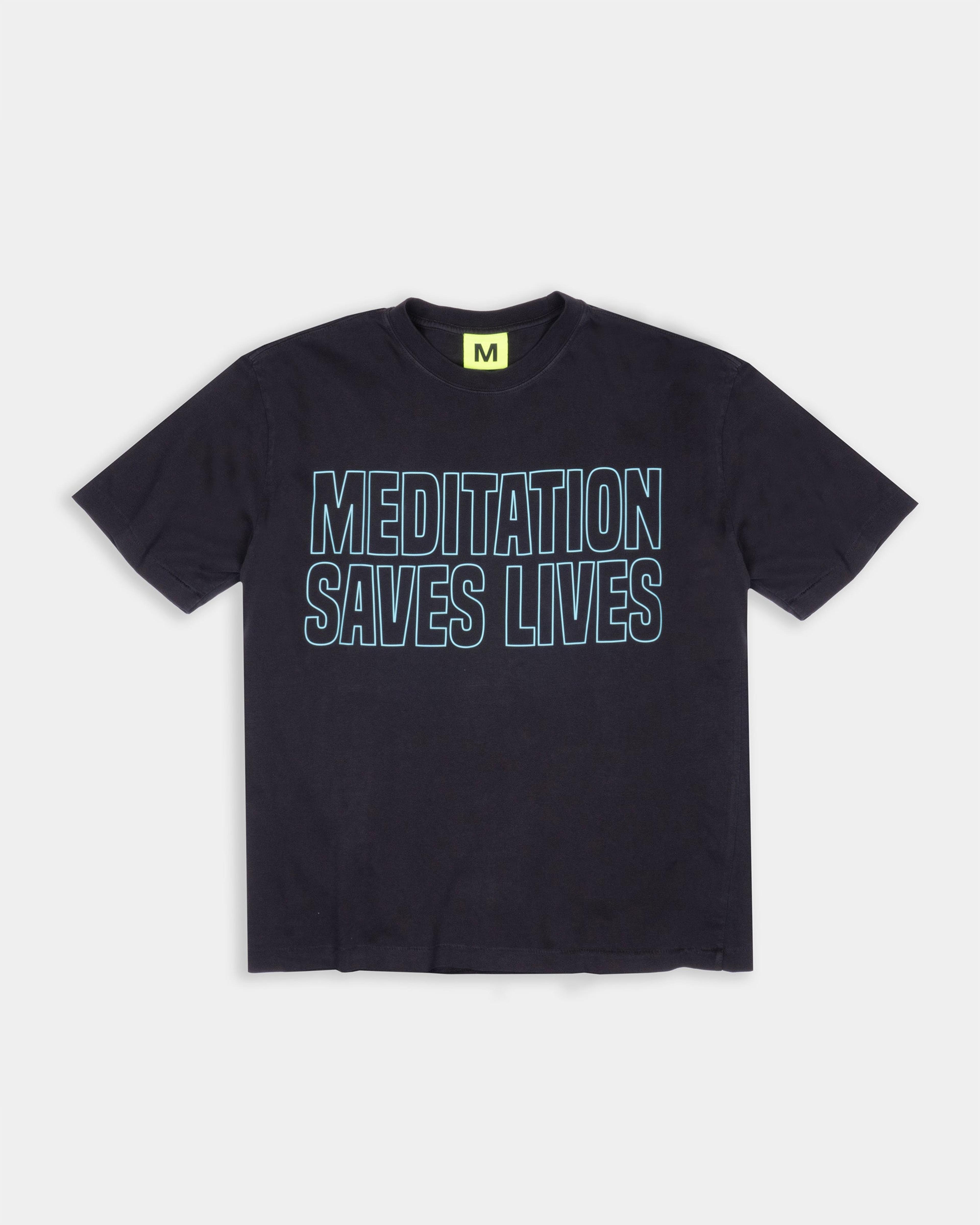 MEDITATION SAVES LIVES TEE