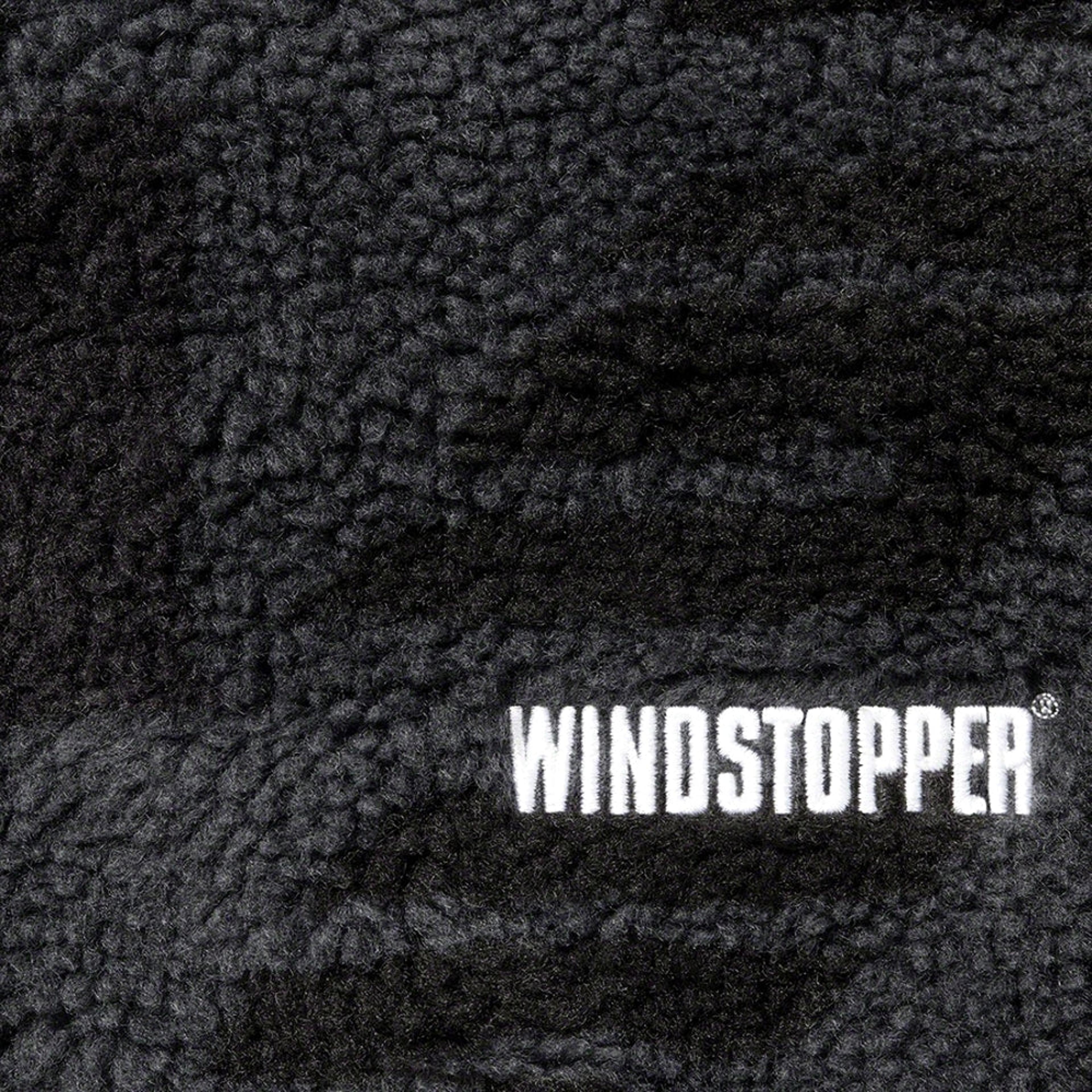 NTWRK - SUPREME GEO REVERSIBLE WINDSTOPPER FLEECE JACKET-BLACK