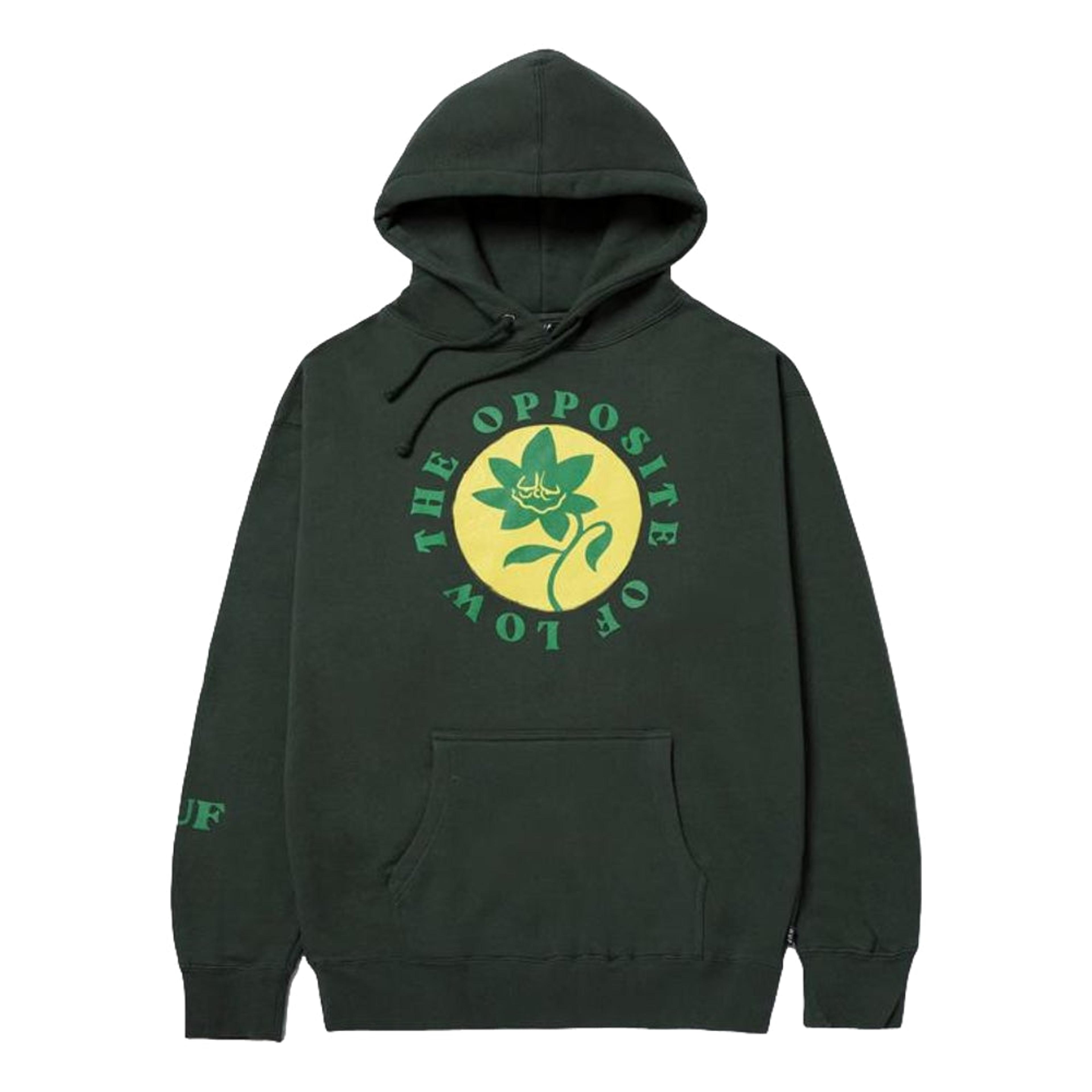 NTWRK - HUF OPPOSITE OF LOW P/O HOODIE-FOREST GREEN