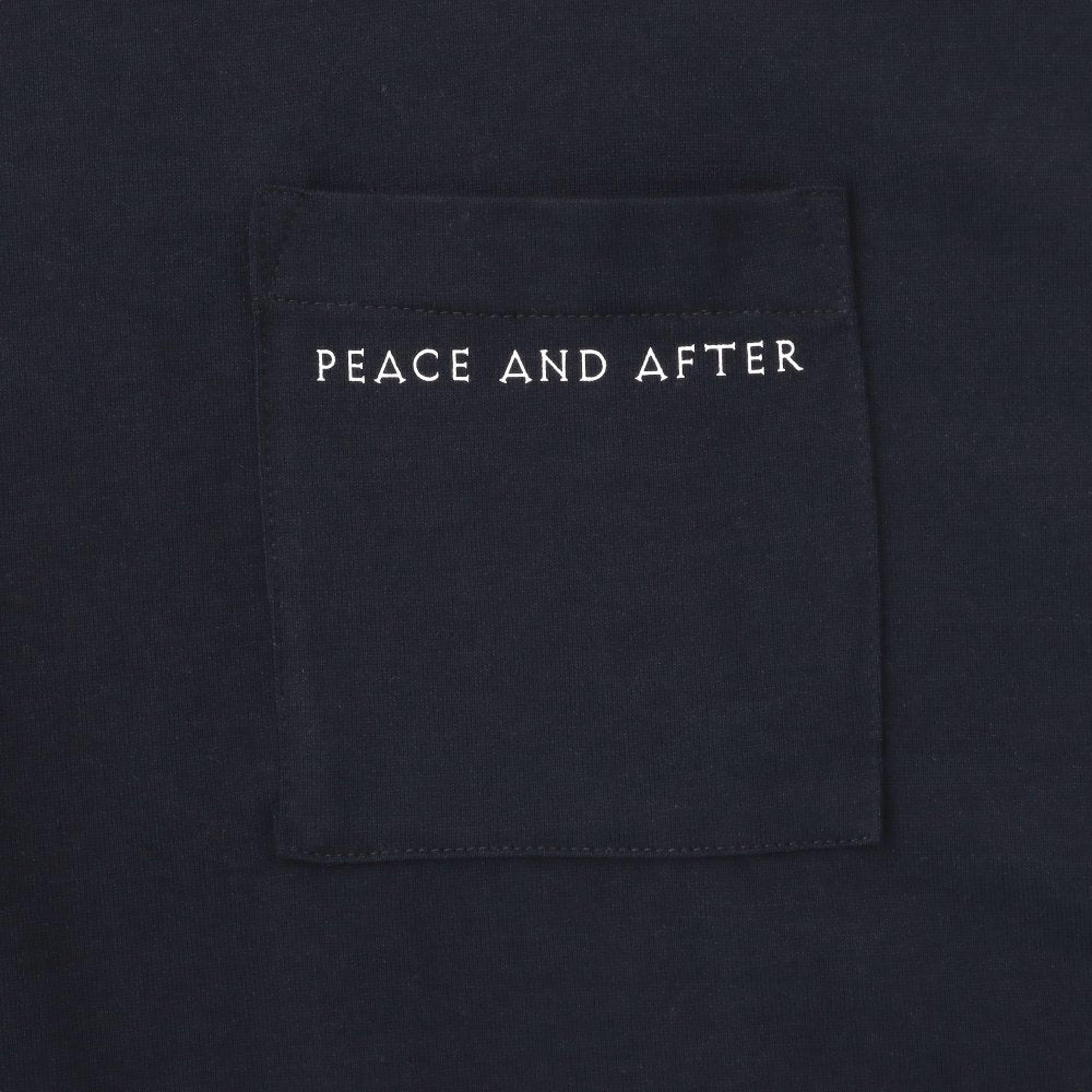 NTWRK - PEACE AND AFTER PEACE AND AFTER LOGO POCKET T-SHIRT-BLACK