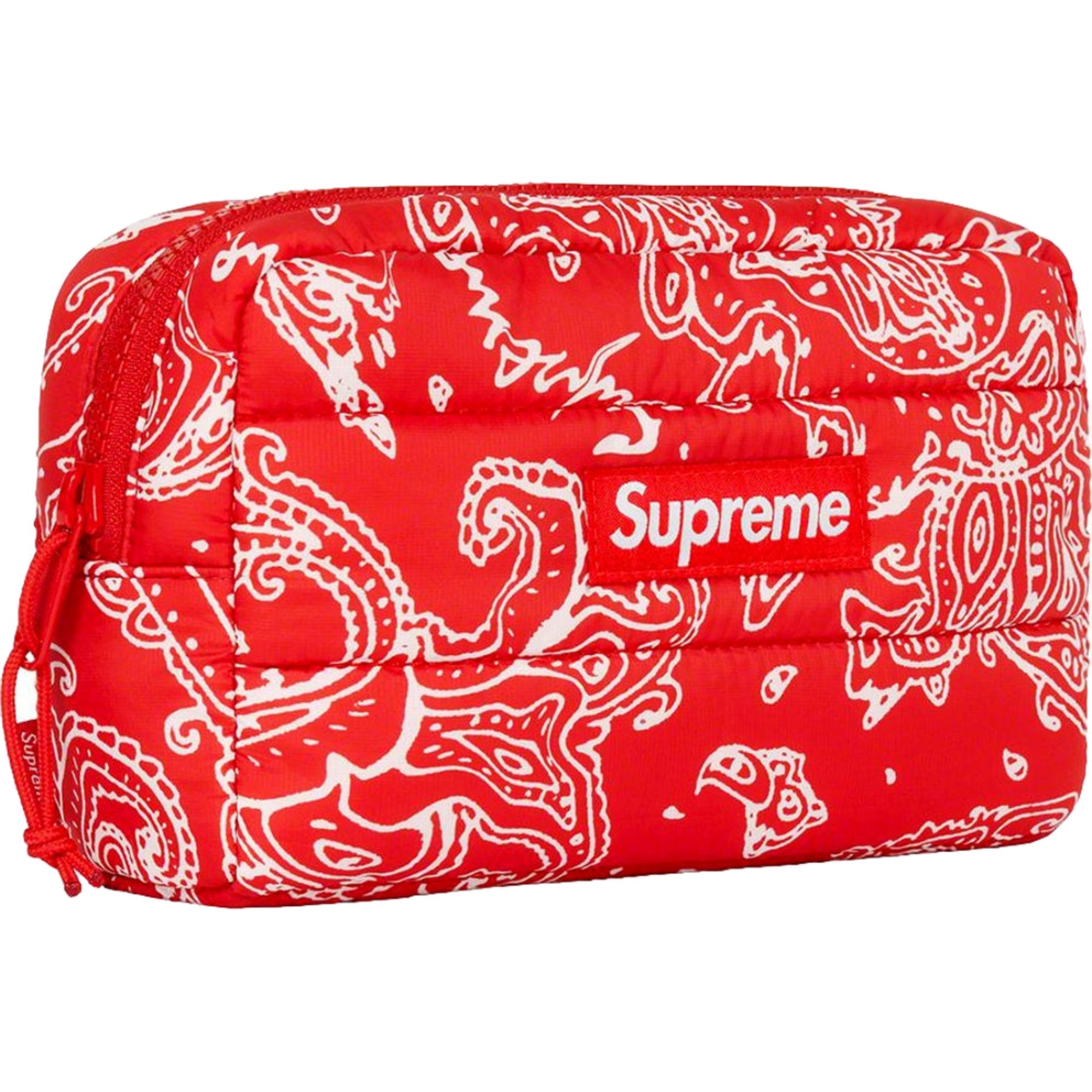 SUPREME PUFFER BACKPACK-RED - Popcorn Store