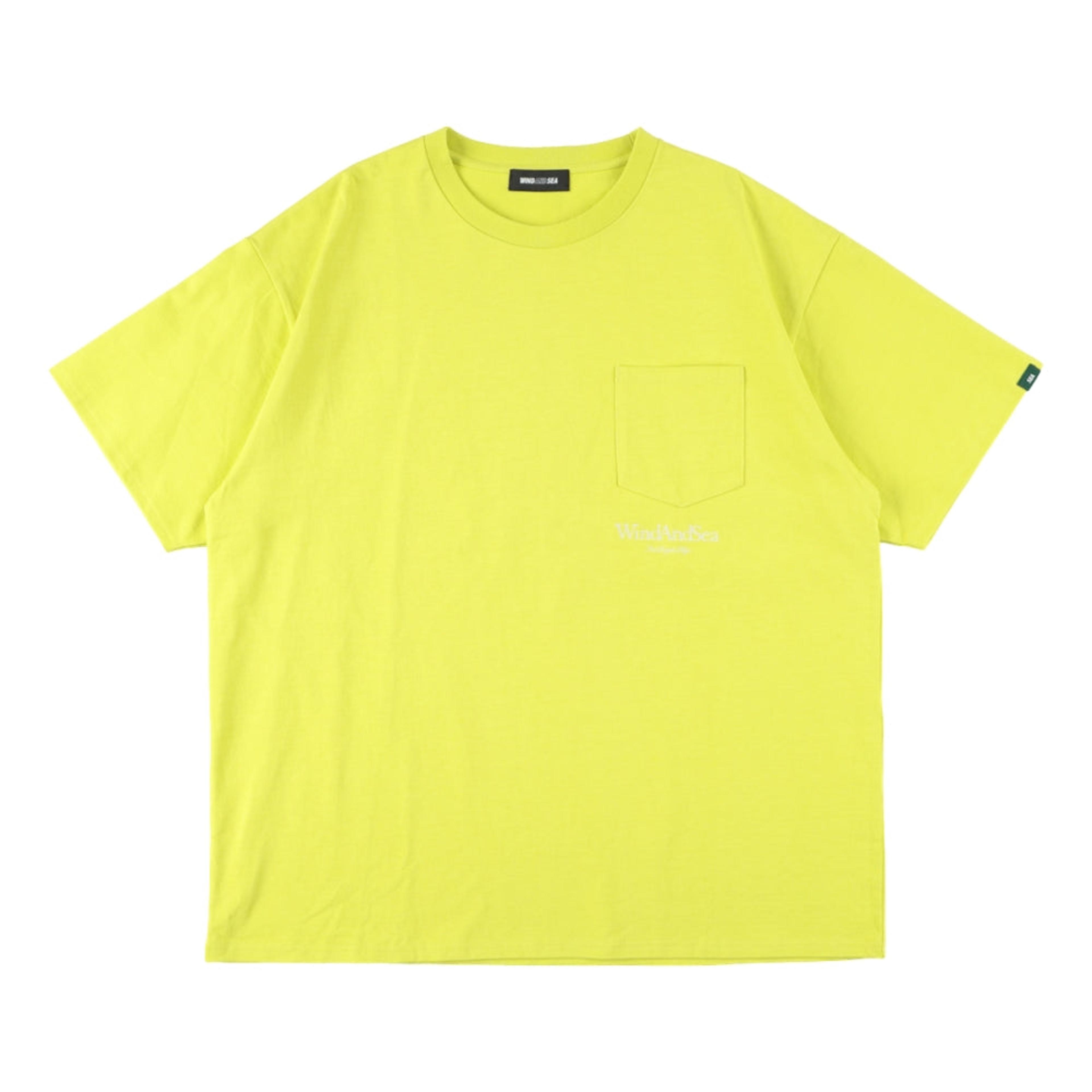 NTWRK - WIND AND SEA SDT COLOR POCKET S/S TEE-YELLOW