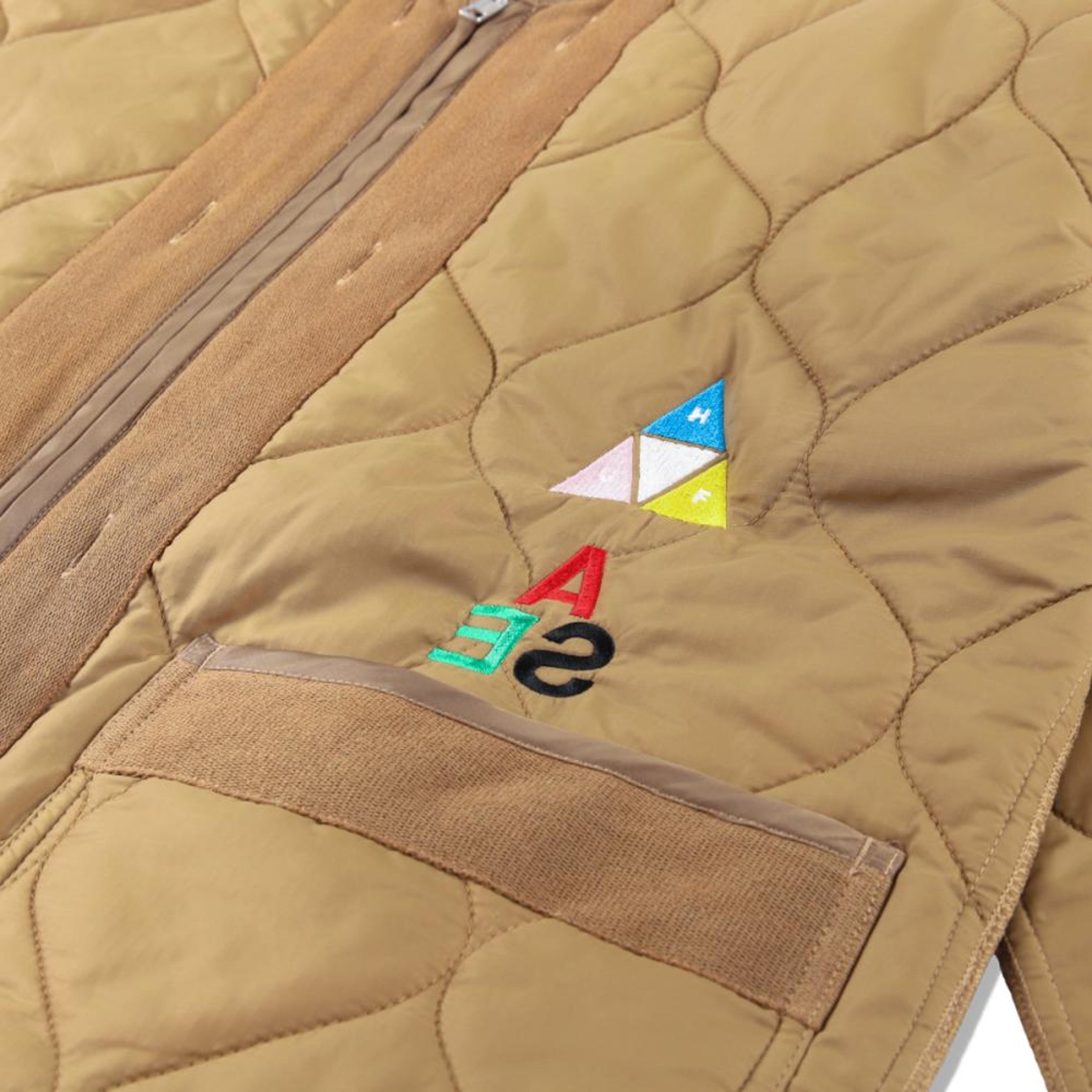 NTWRK - WIND AND SEA HUF × WDS QUILTED LINER JACKET-BROWN