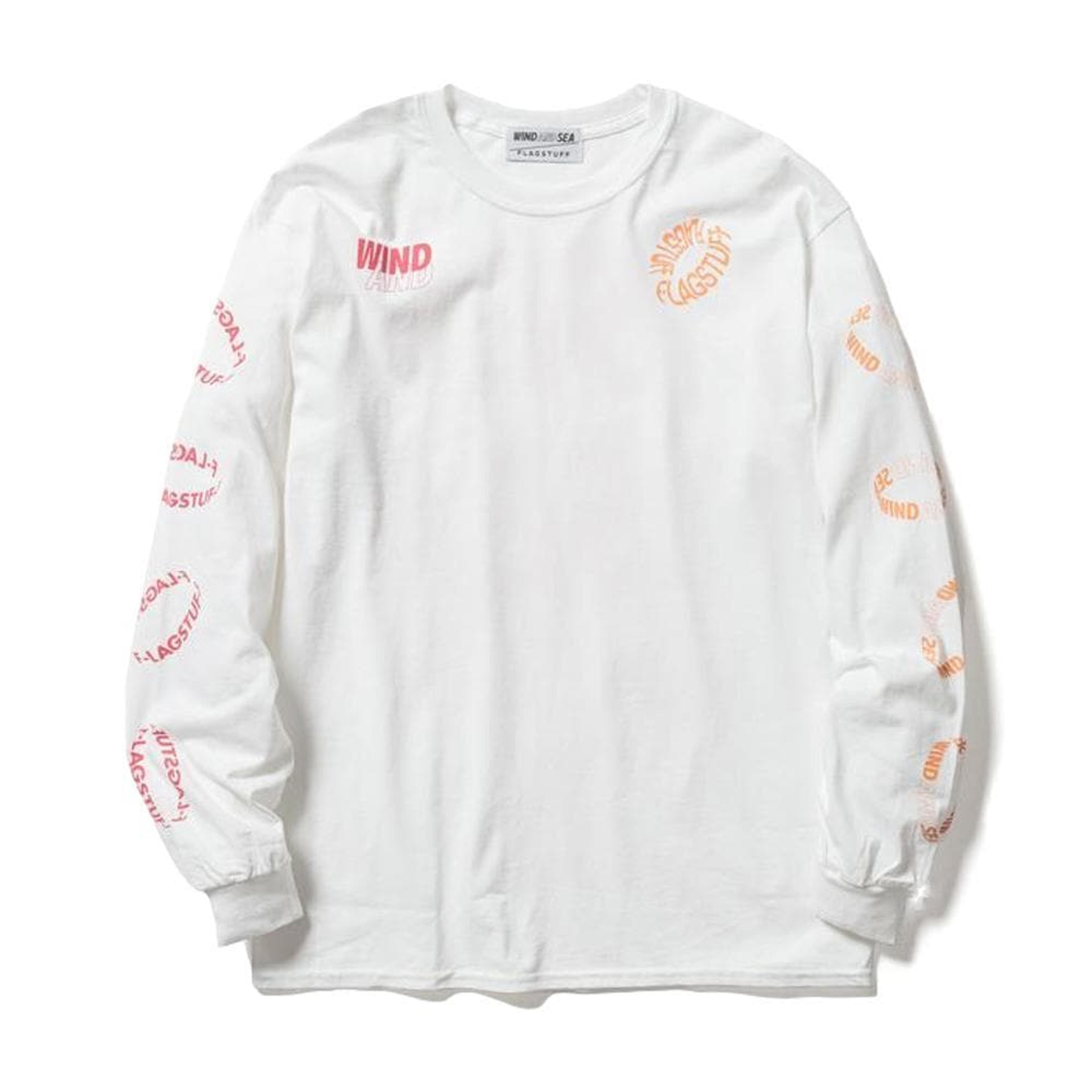 WIND AND SEA L/S TEE-WHITE