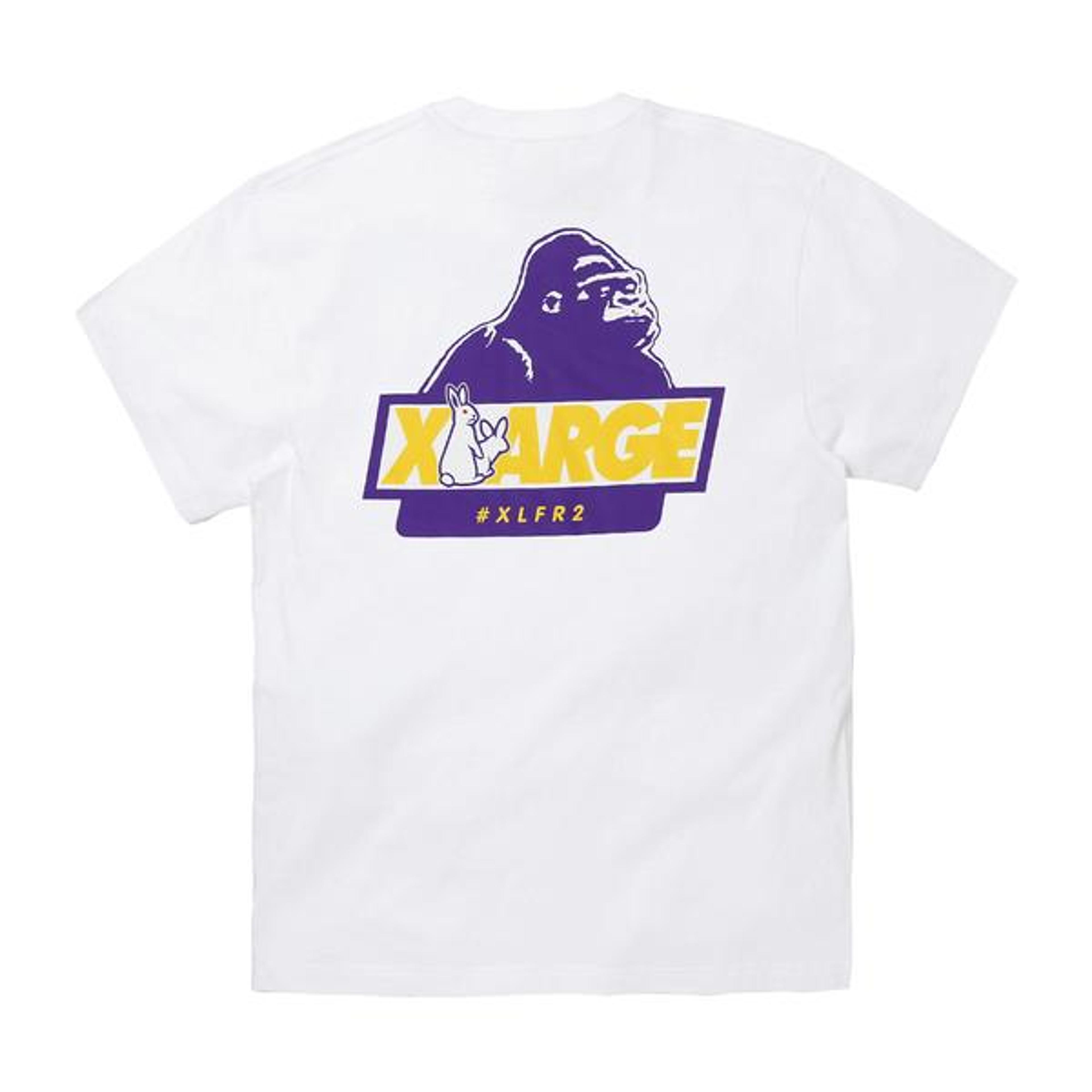 NTWRK - #FR2 XLARGE COLLABORATION WITH #FR2 ICON TEE-WHITE