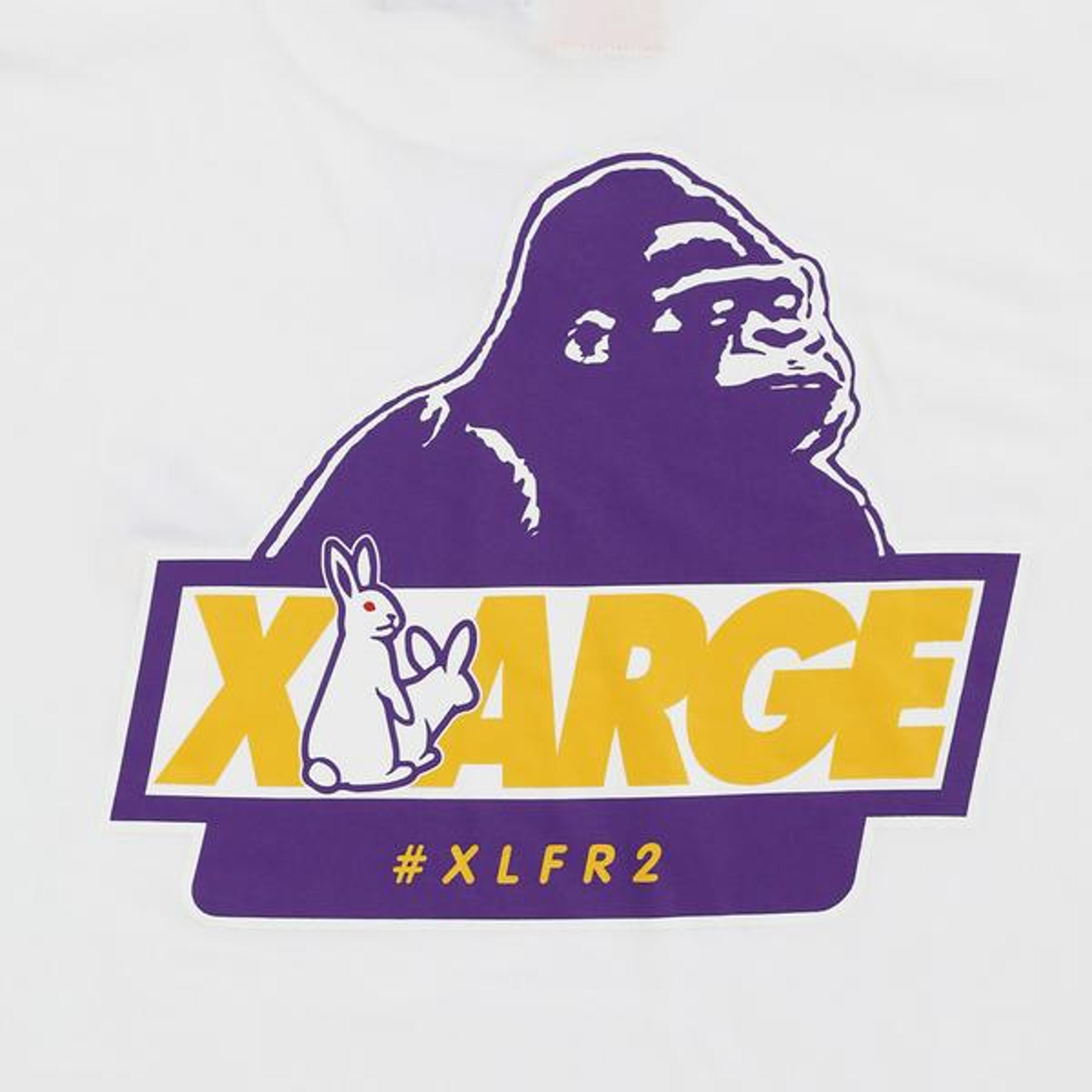 NTWRK - #FR2 XLARGE COLLABORATION WITH #FR2 ICON TEE-WHITE